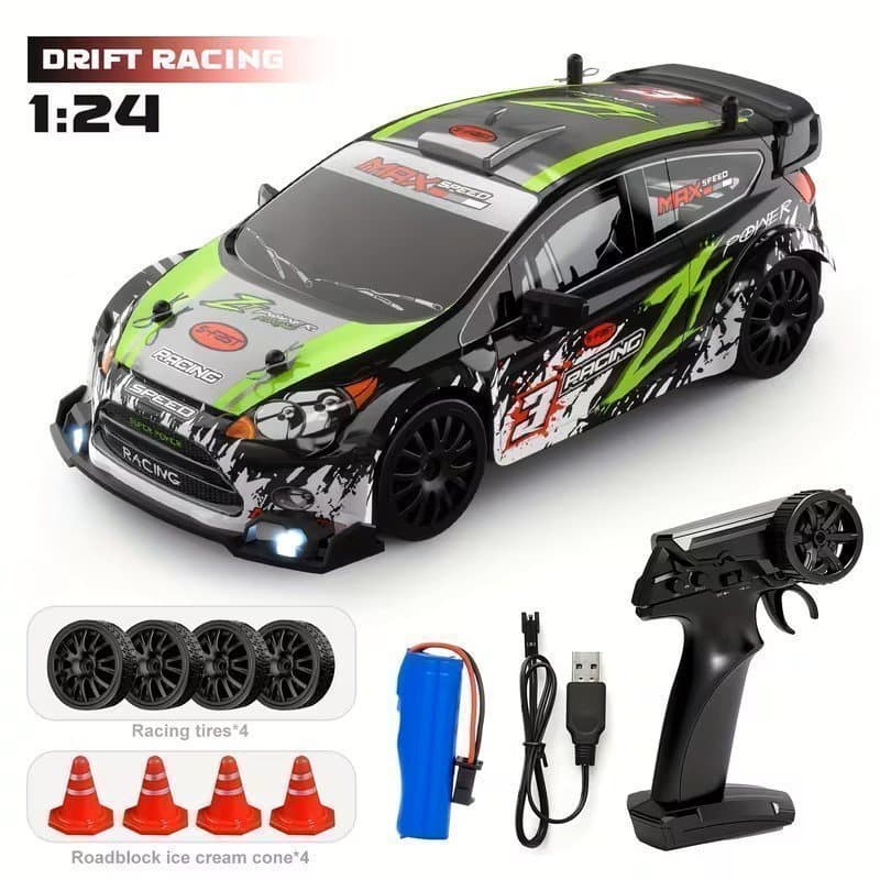 Radiostyrd Drift Racingbil 4WD i skala 1:24