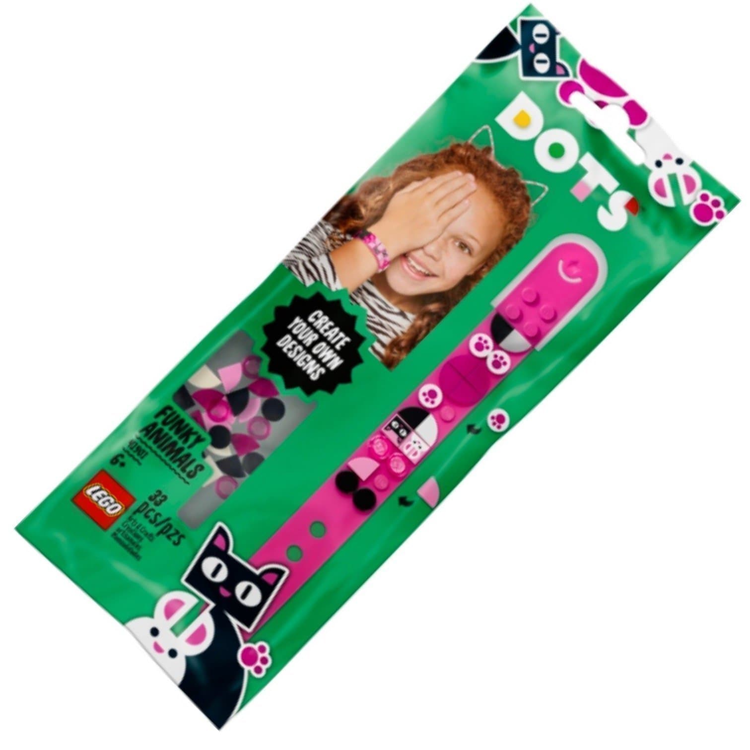 Nytt LEGO DOTs Armband med coola djur 41901