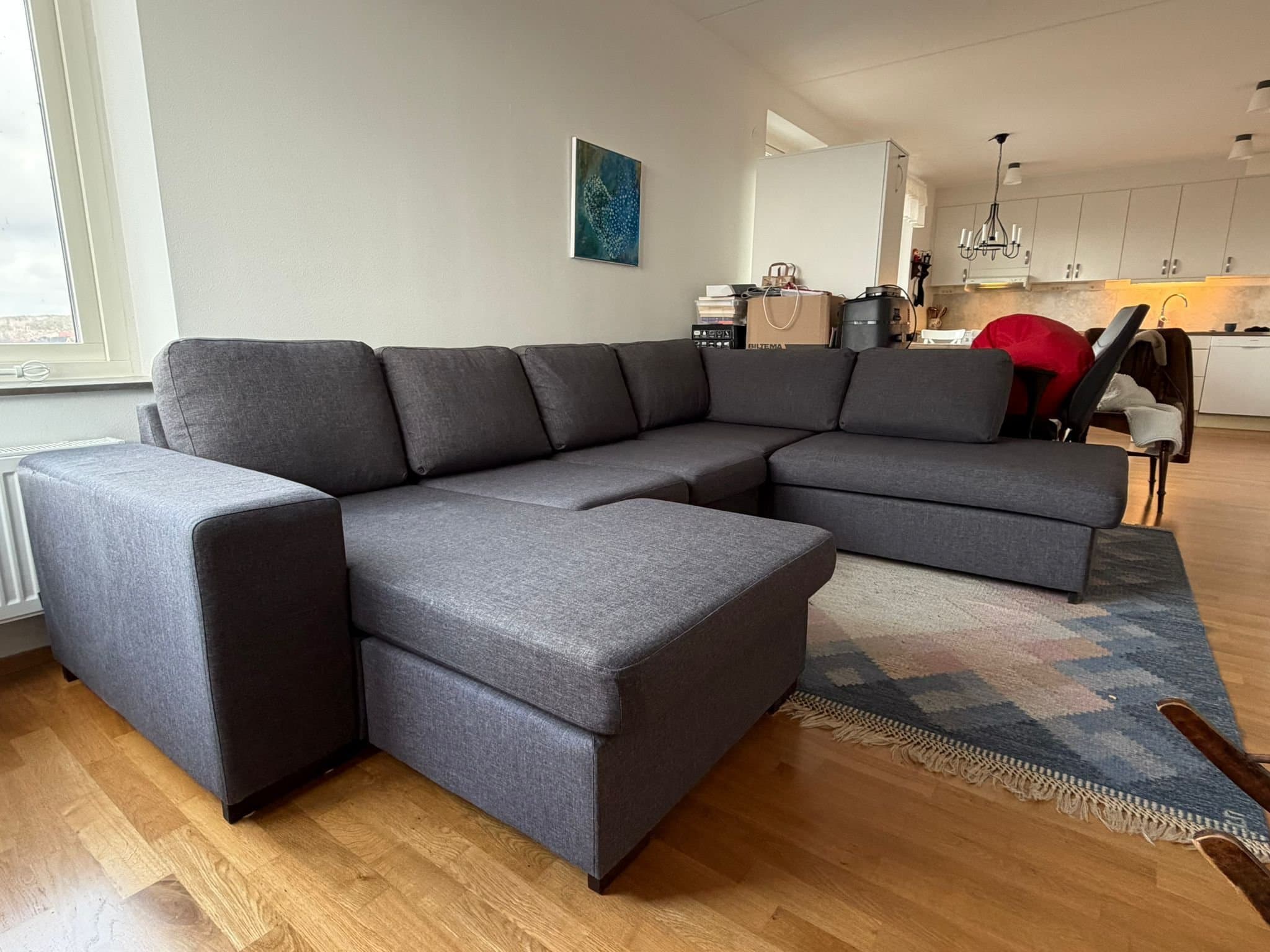 Bellfire U soffa I nyskick, Jag kör hem den gratis inom Göteborg ifall