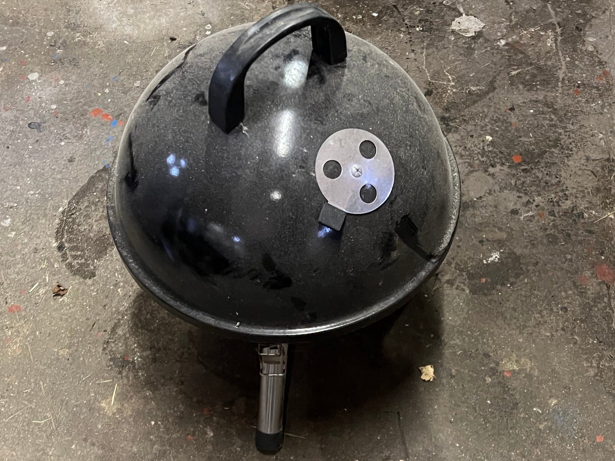 Kolgrill - Liten smidig grill att med sig i bilen mm