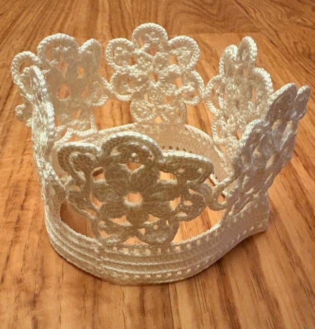 Virkad brudkrona, Ny och oanvänd!