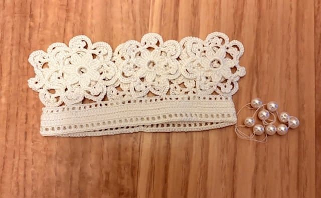 Virkad brudkrona, Ny och oanvänd!
