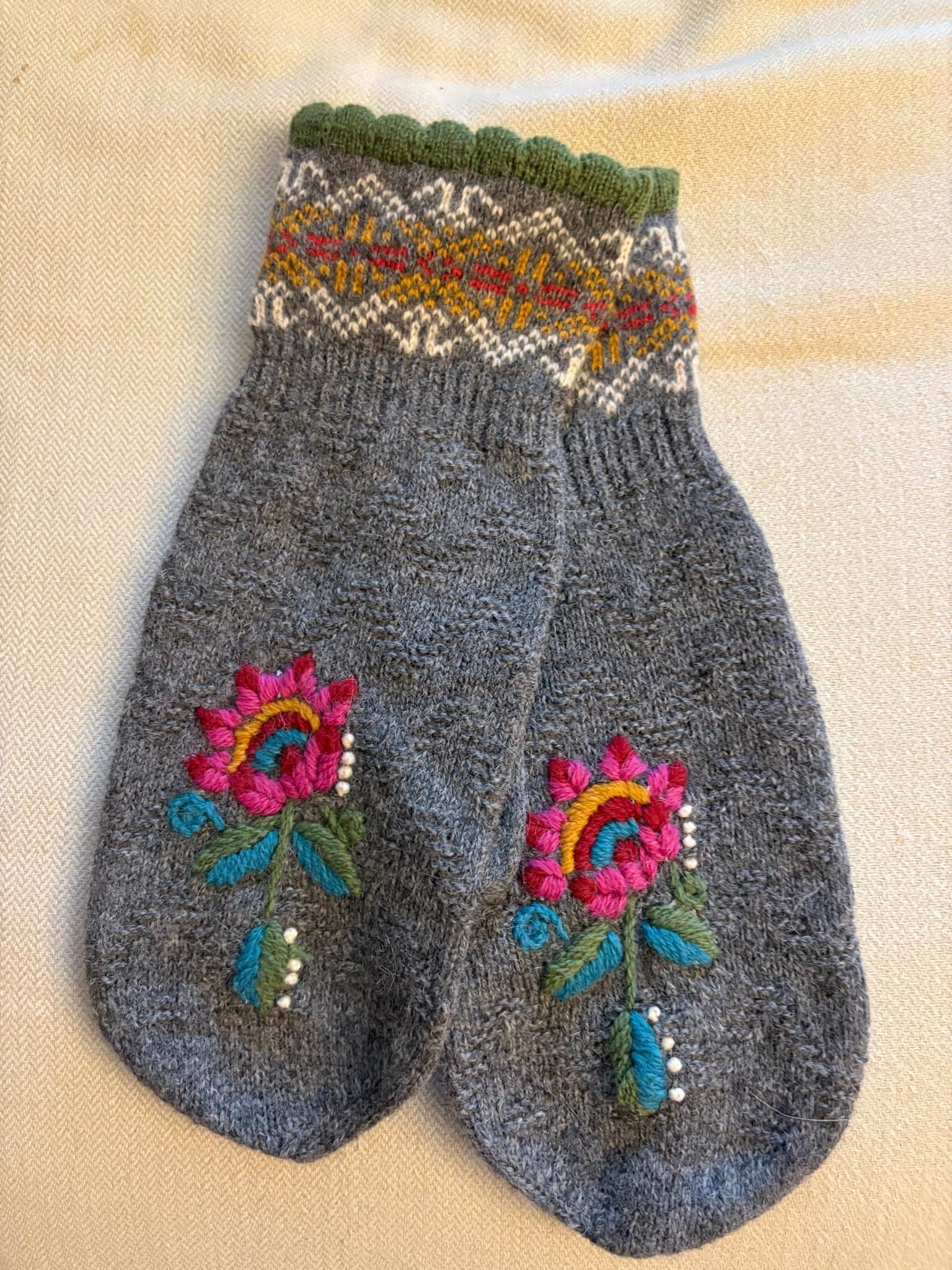 Gudrun Sjödén vantar Mora. Nya med lapp!