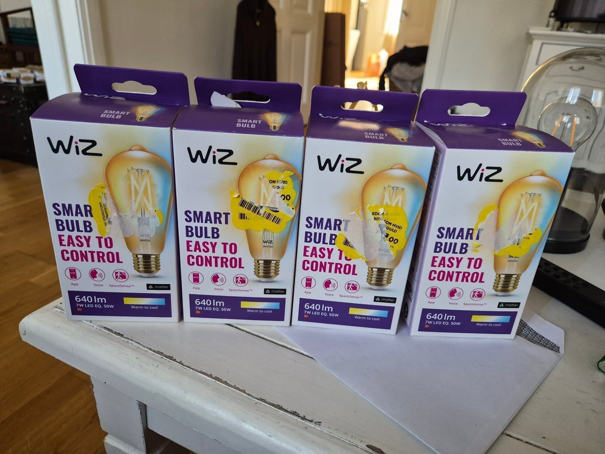 WiZ Smart LED-lampa E27, 640lm, 7W / Fast pris 299:-