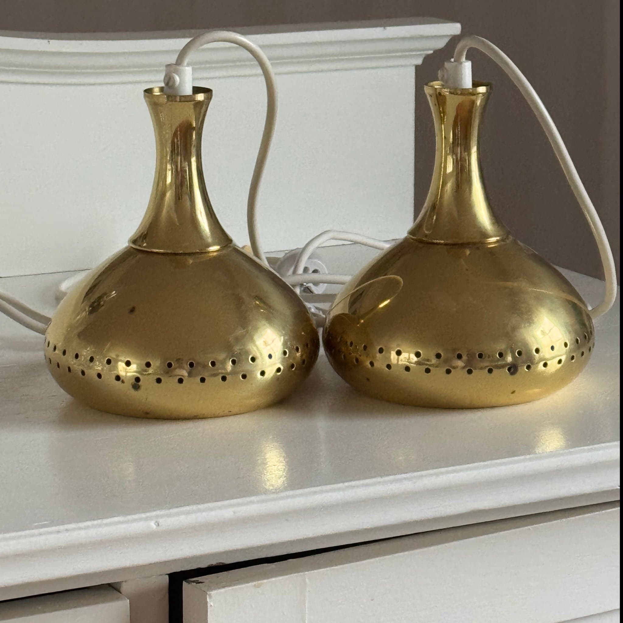 Hans-Agne Jakobsson 2 st lampor fönsterlampor 1960-tal