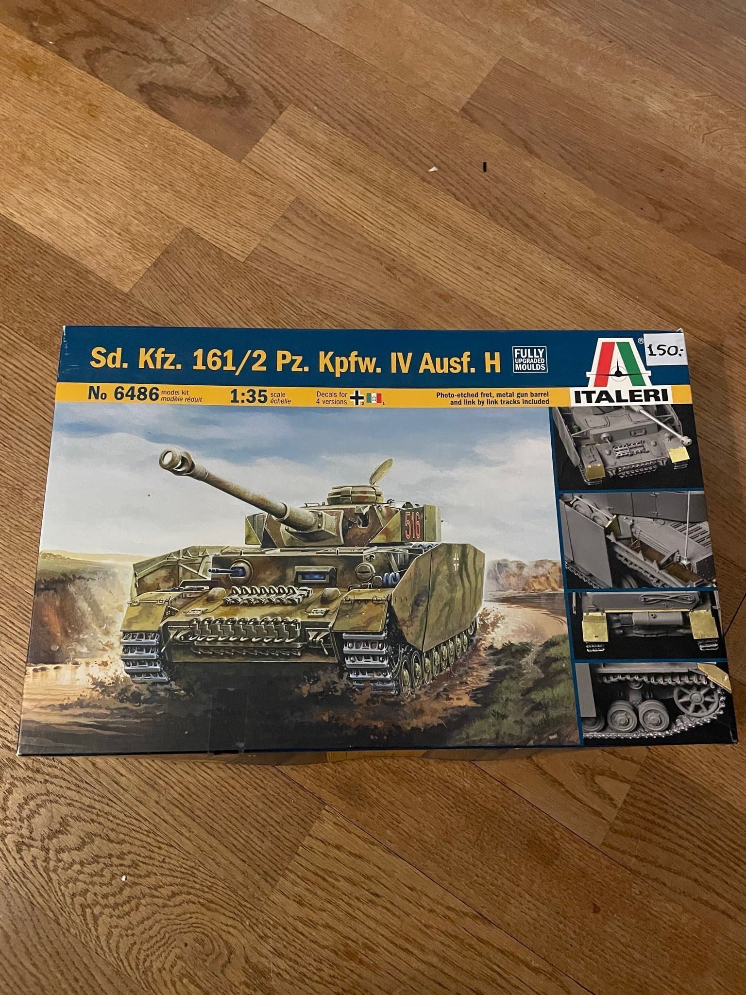 Italeri Sd. Kfz. 161/2 Pz. Kpfw. IV Ausf. H modellbyggsats