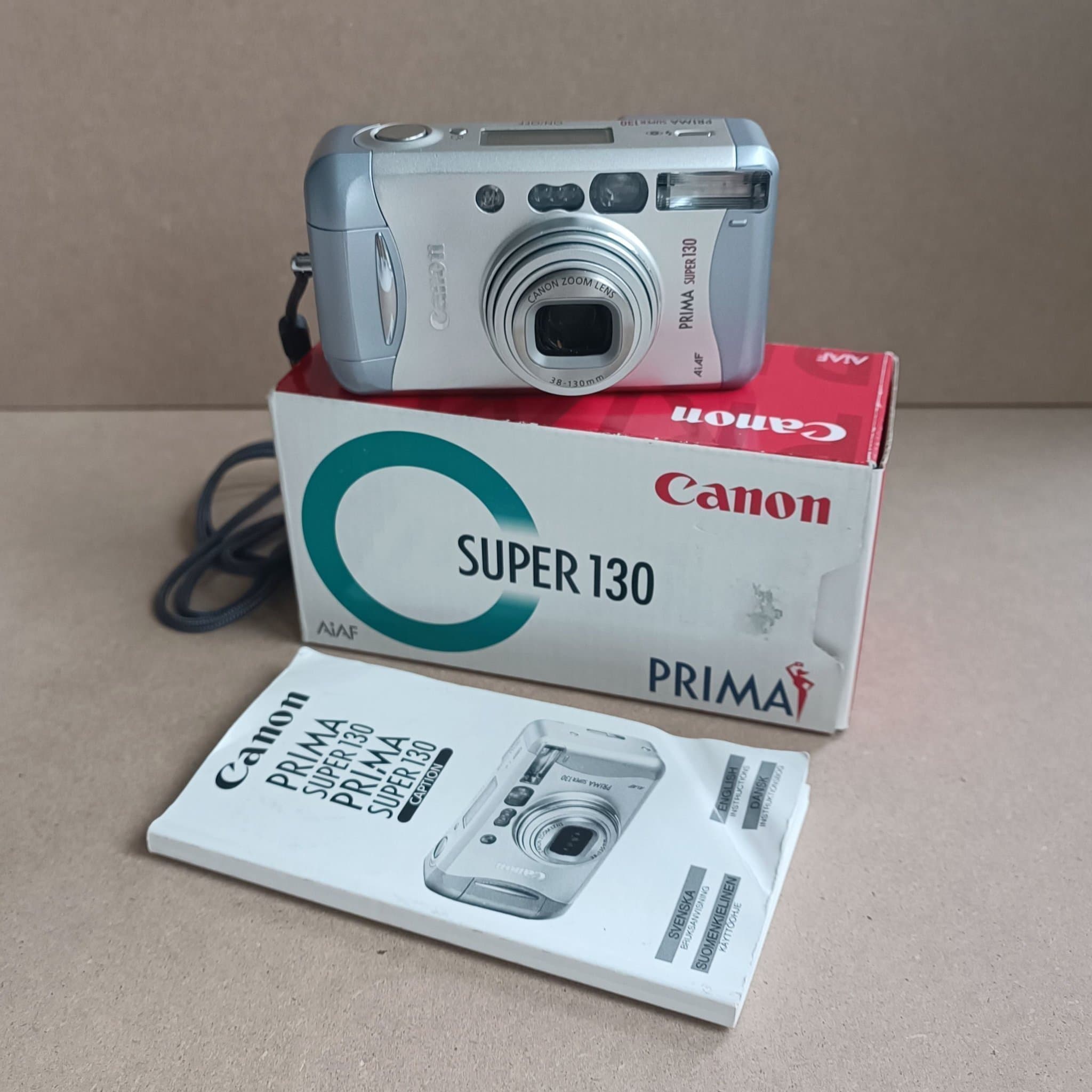 Canon Prima Super 130 Caption Kamera Analog Kompaktkamera 38-130 mm