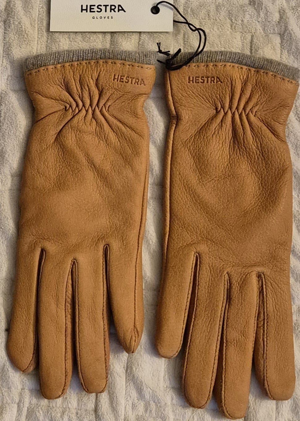 Handskar Design Hestra Charlotte Dam Nya Kork Hjortskinn Butikspris 895kr Stl 6