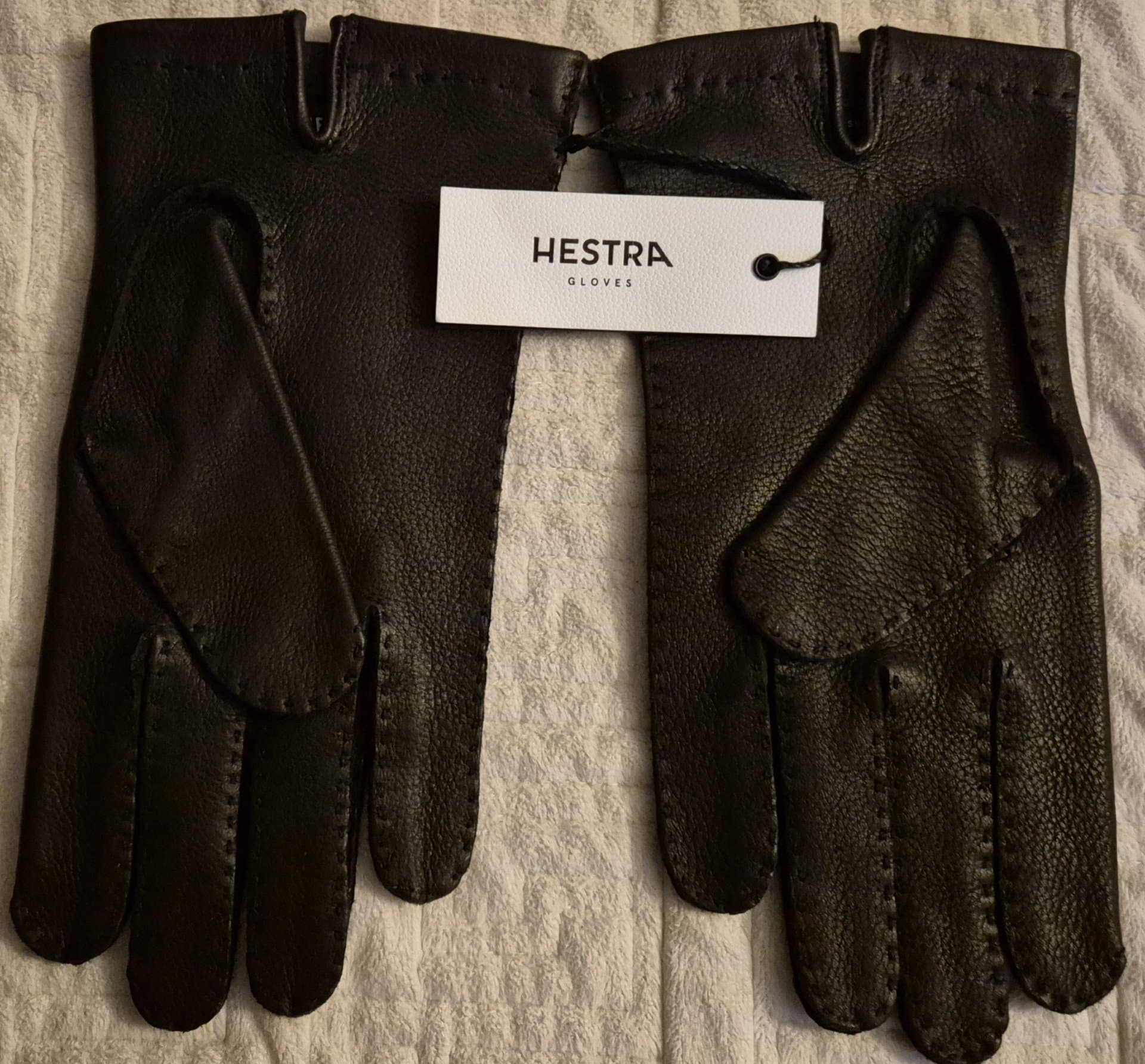 Handskar Design Hestra "Rachel" Dam Nya Brun Hjortskinn Butikspris 895kr Stl 8