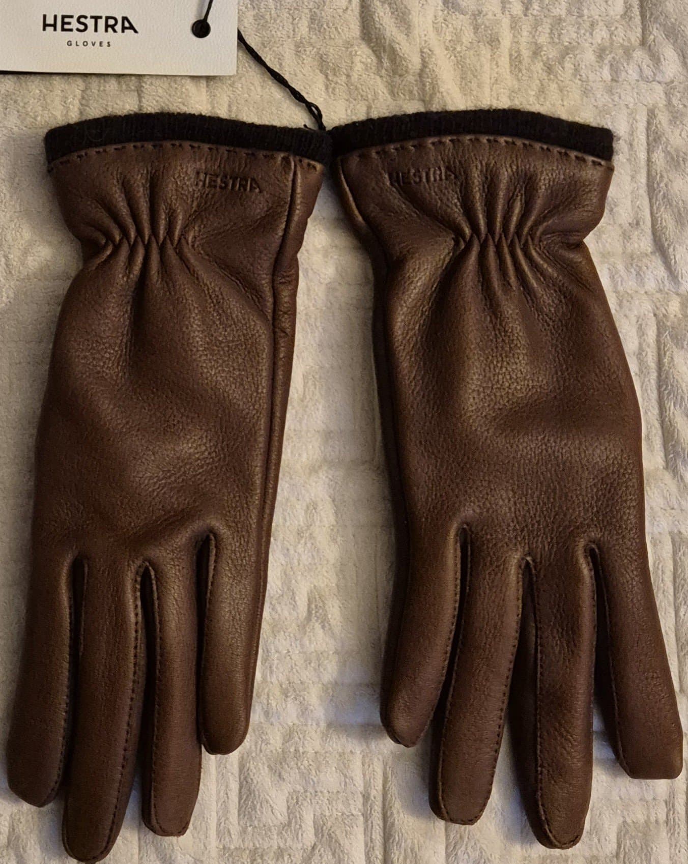 Handskar Design Hestra Charlotte Dam Ny Choklad Hjortskinn Butiksp 895kr Stl 7,5