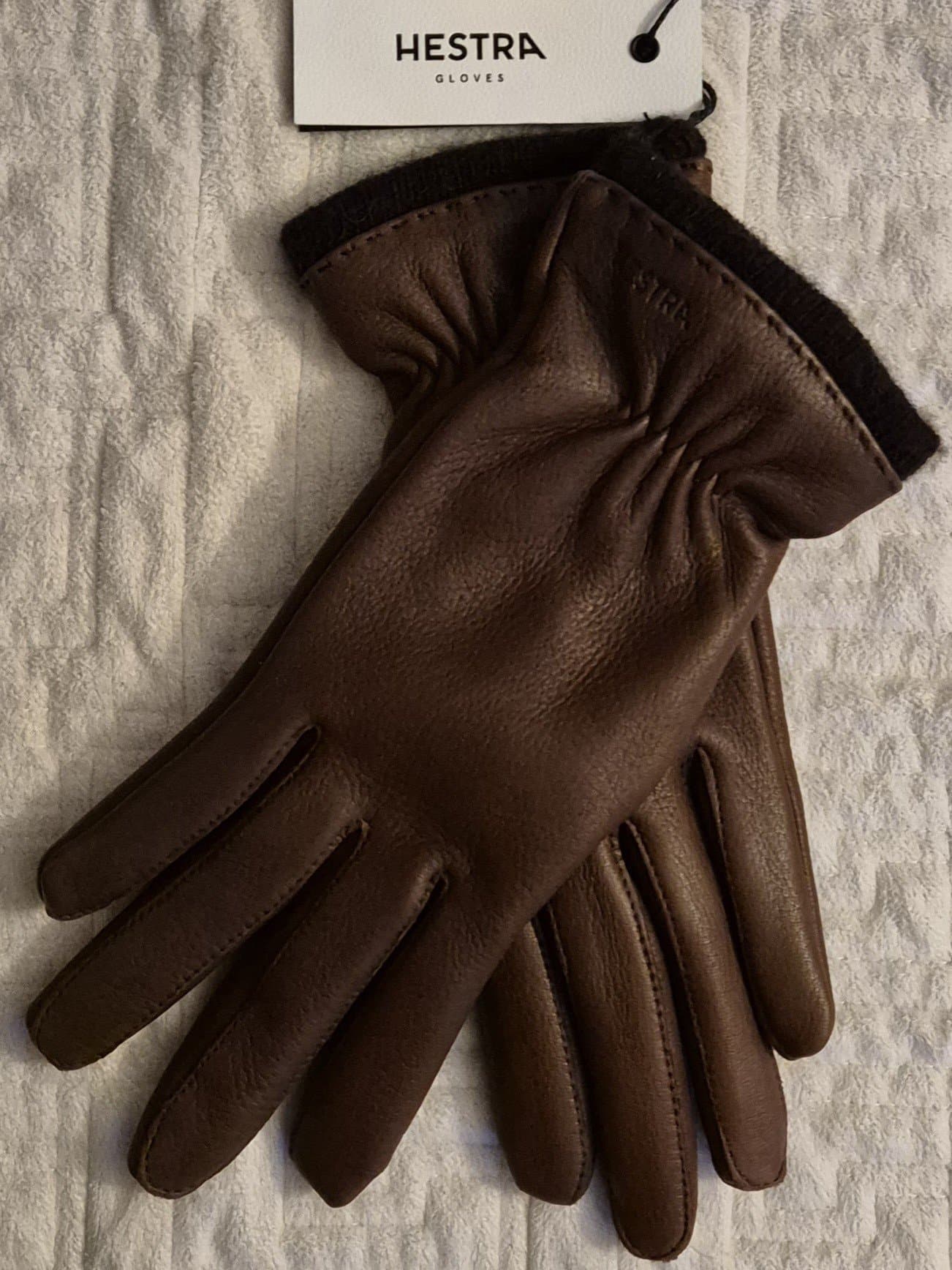 Handskar Design Hestra Charlotte Dam Ny Choklad Hjortskinn Butiksp 895kr Stl 6,5