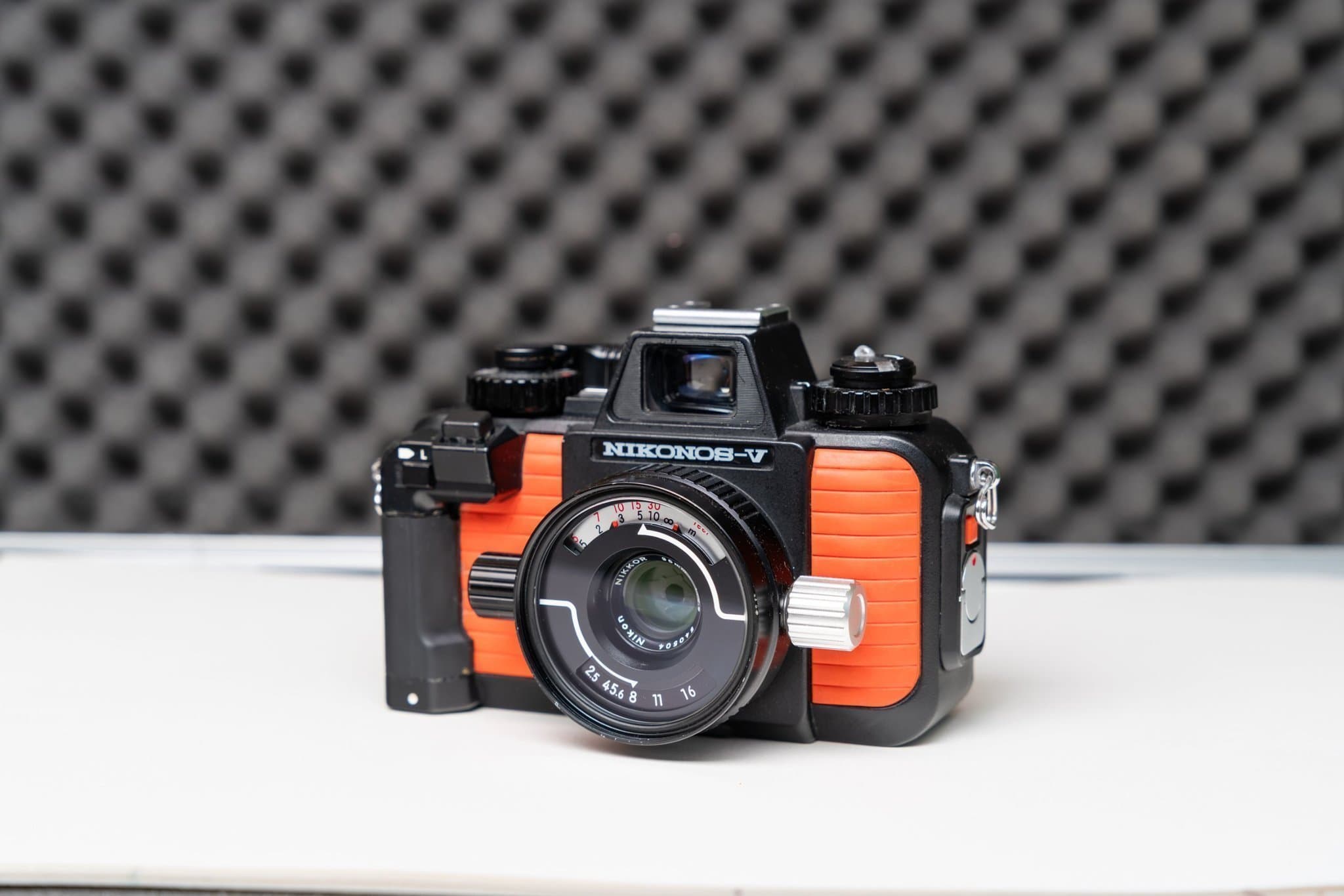 Nikonos V undervattenskamera – samlarskick – full utrustning