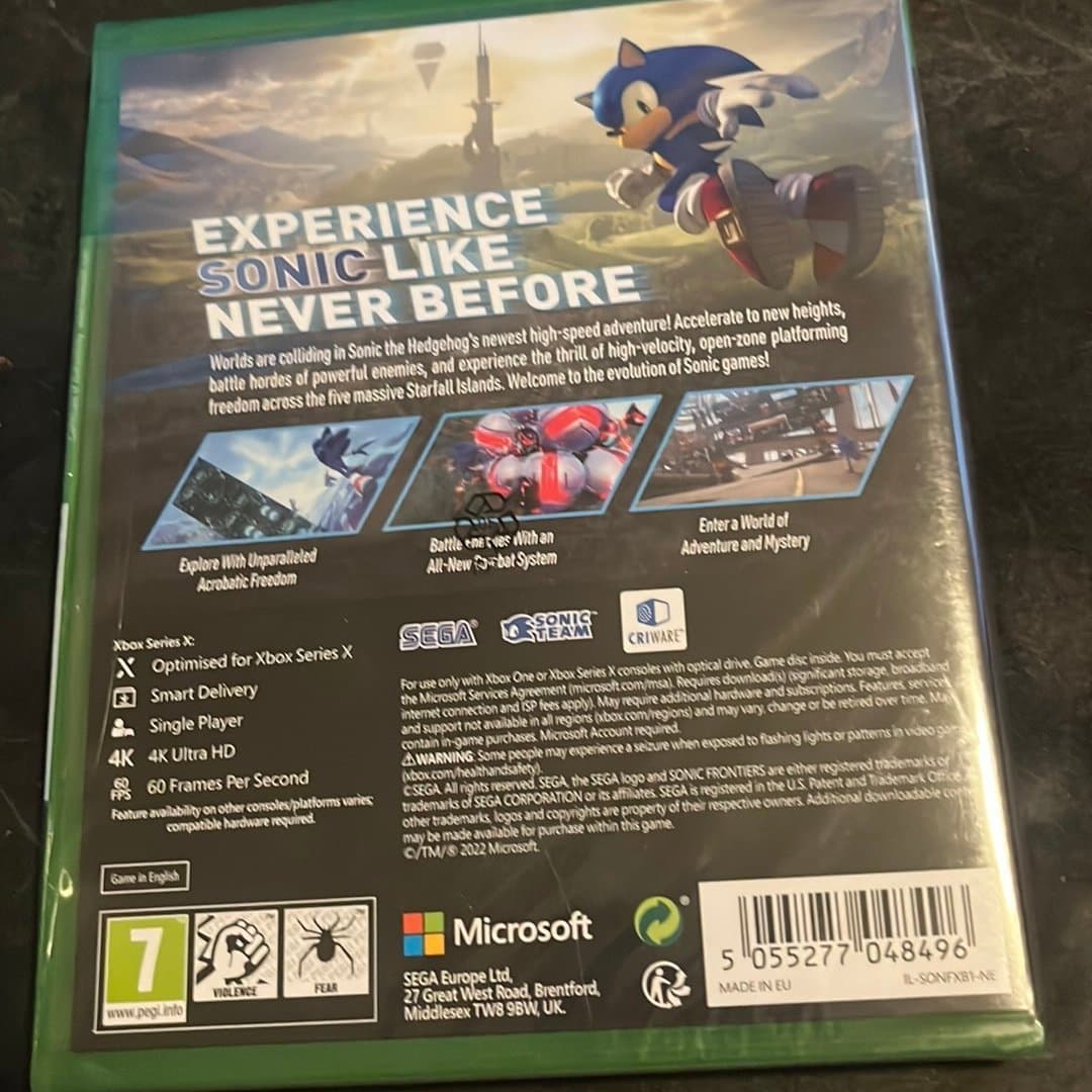 Sonic Frontiers till Xbox Series X och Xbox One