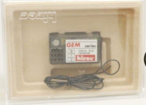 Hitec GEM Series B micro 2ch receiver, en radiostyrningsmottagare avsedd för mod