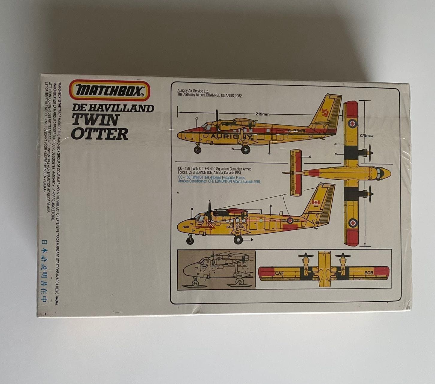 Matchbox PK127 1/72 De Havilland Twin Otter Modellbyggsats