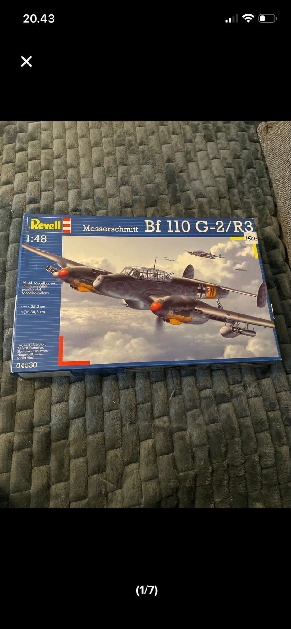 Revell Messerschmitt Bf 110 G-2/R3 Modellbyggsats