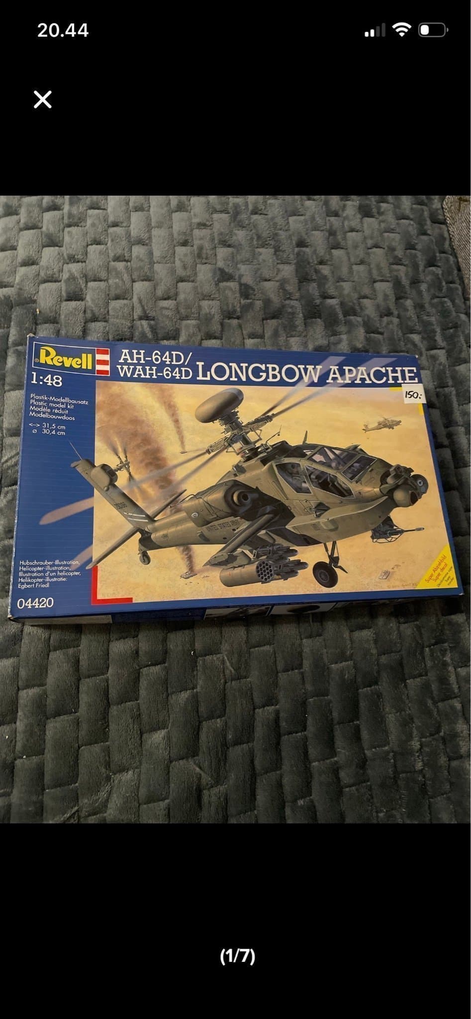 Revell AH-64D/WAH-64D Longbow Apache modellbyggsats