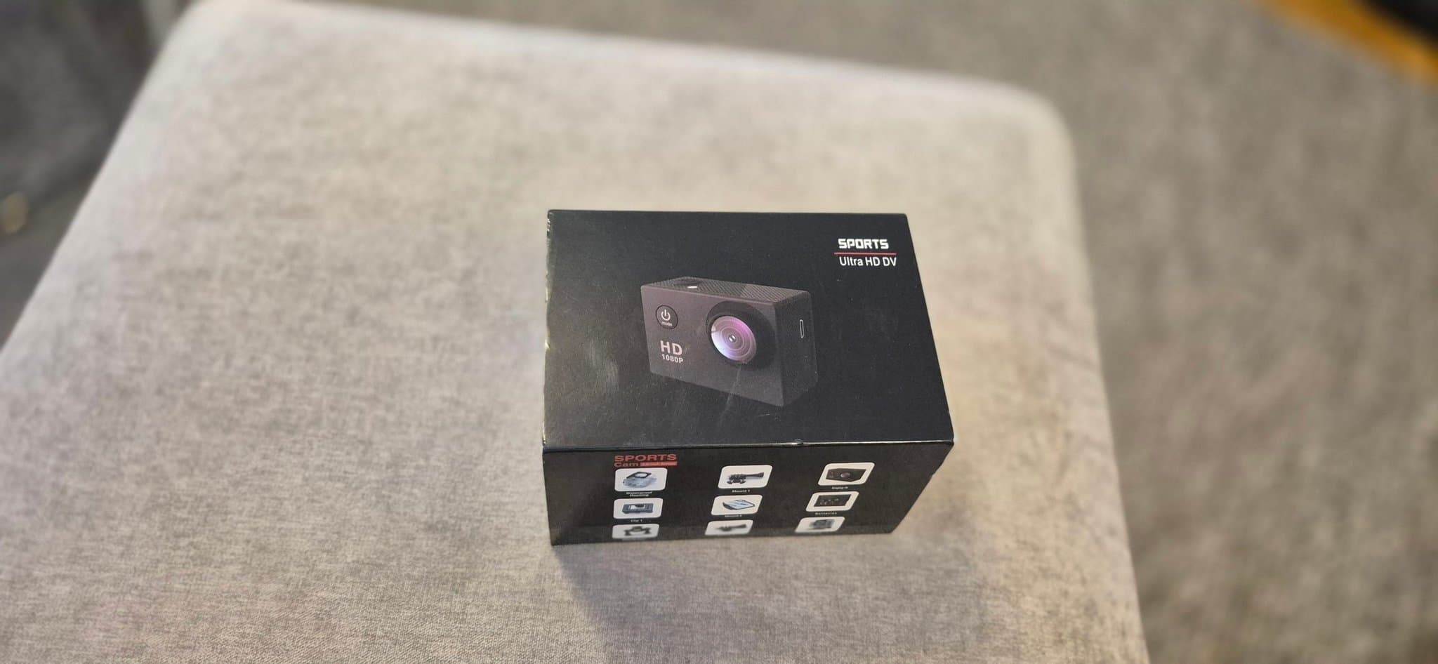 1080P HD Actionkamera med 140° Vidvinkellins – Perfekt för Äventyr!