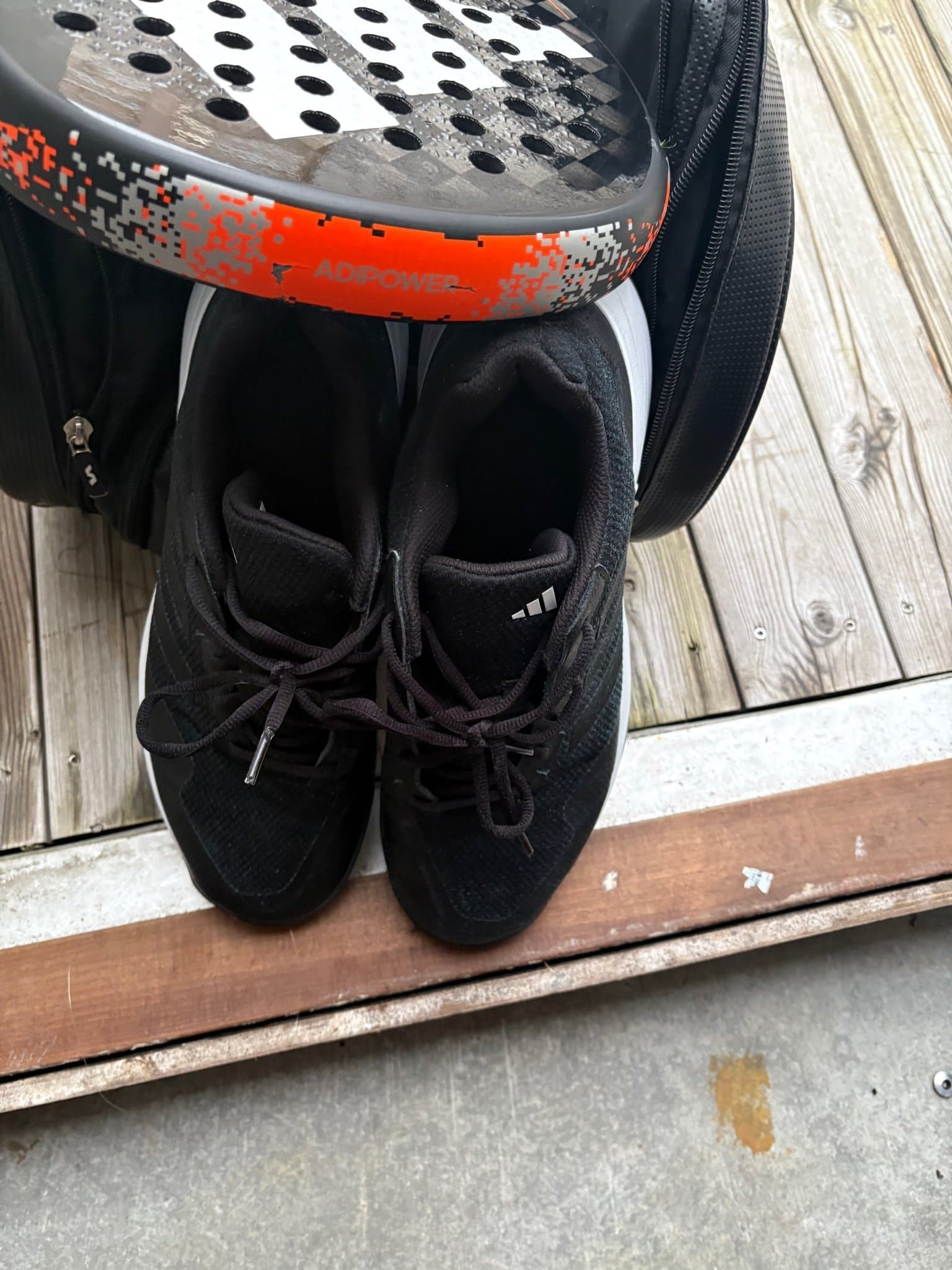 Adidas Adipower CTRL Padelracket, Adidas Gamecourt 2 Padel Skor och Padelväska