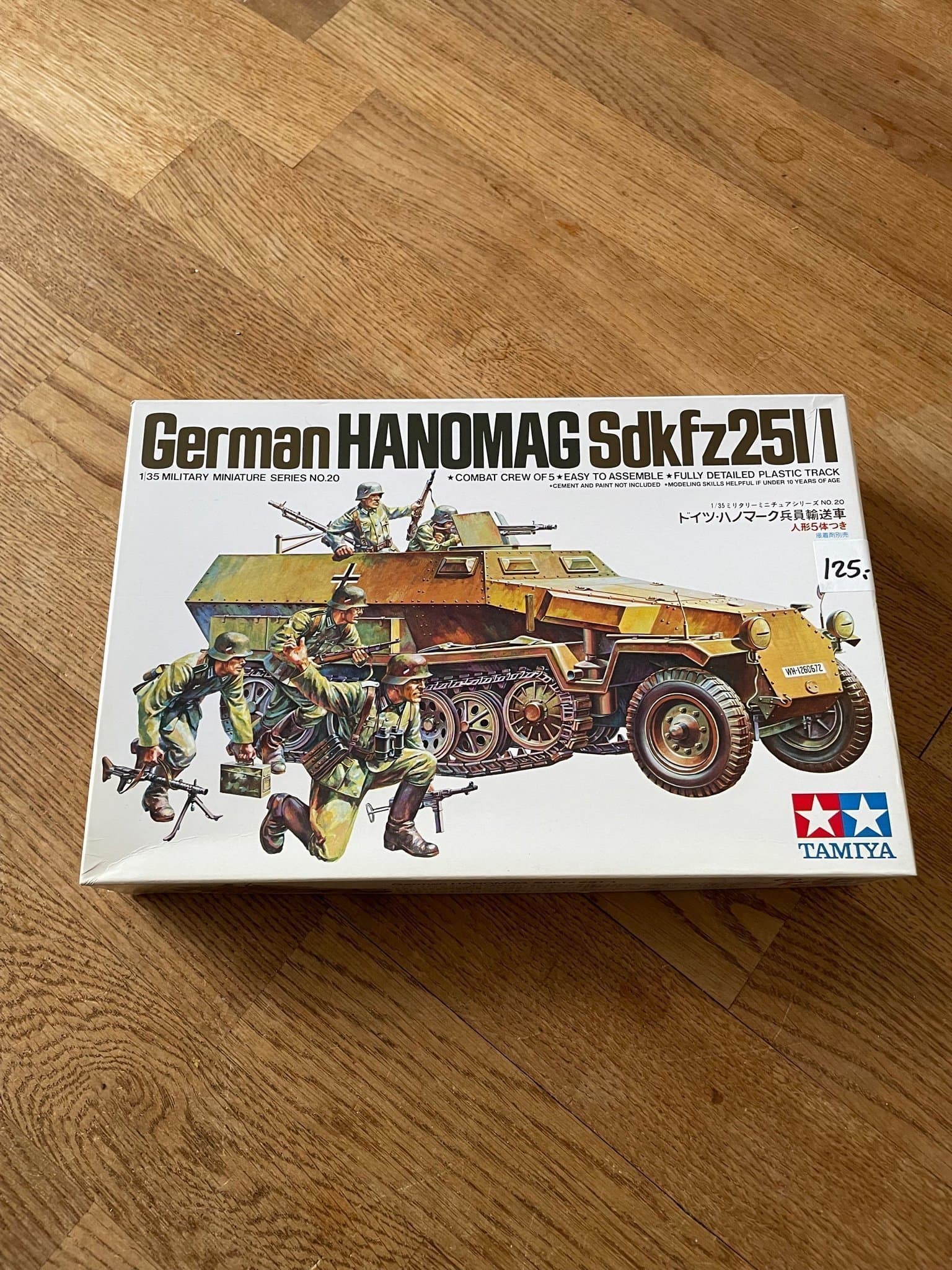 Tamiya Tysk Hanomag Sd.Kfz.251/1 Militär Miniatyr Modell