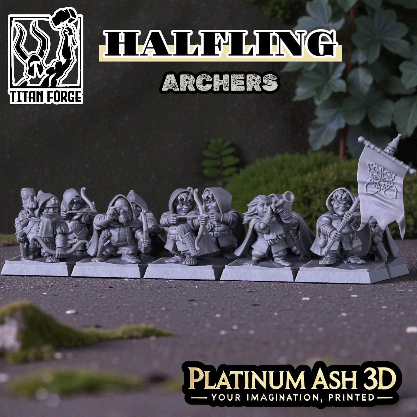 Halfling Archers x10 - Fantasy • Pathfinder • D&D • RPG • Halfling • Ranged