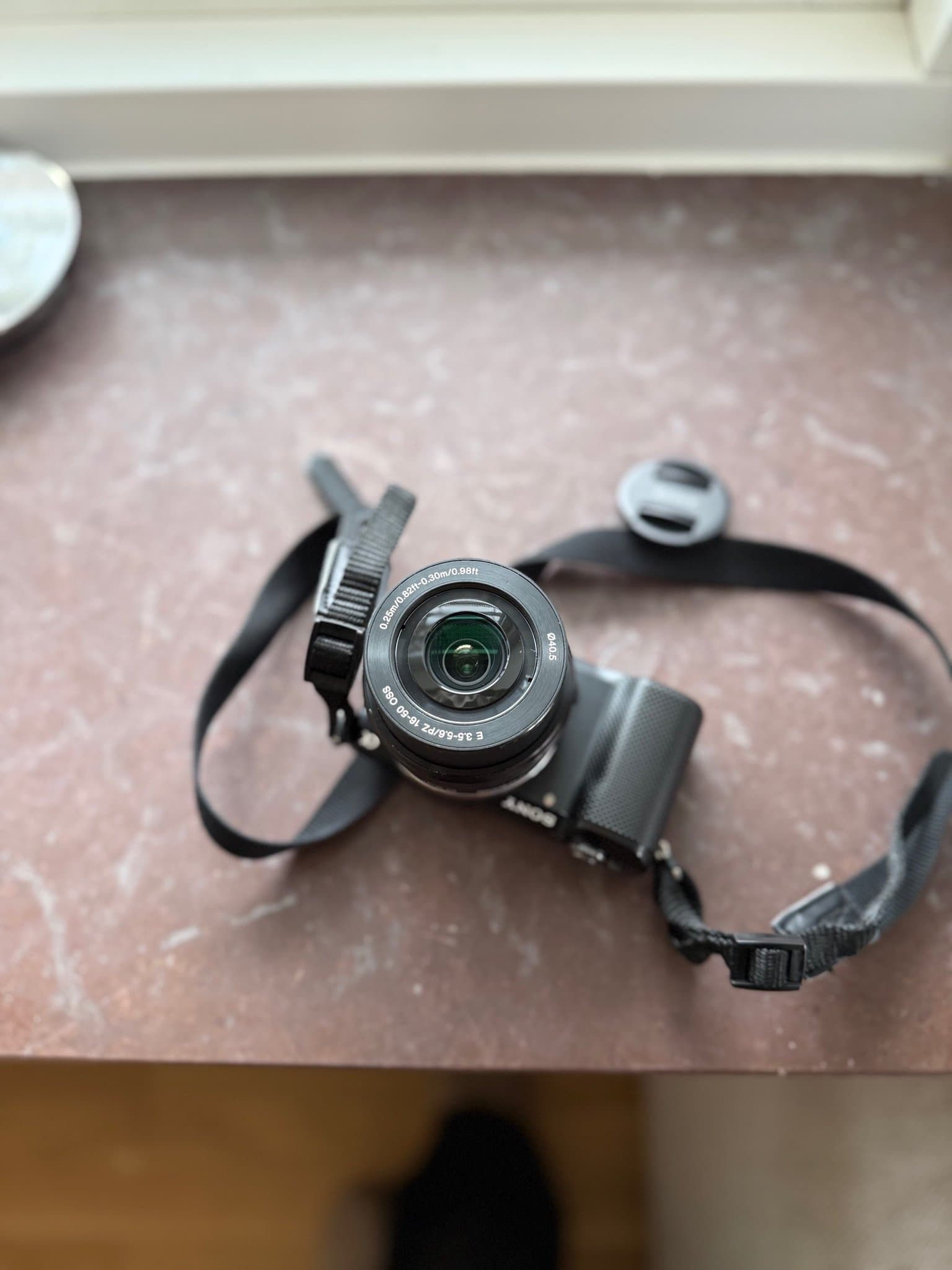 Sony systemkamera med objektiv