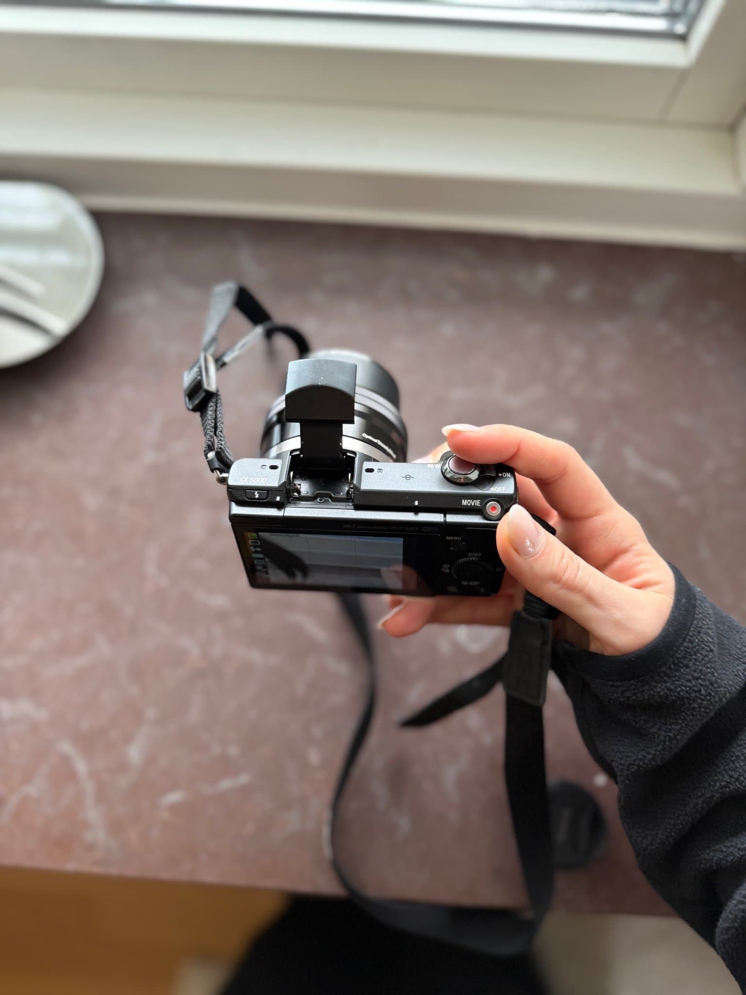 Sony systemkamera med objektiv