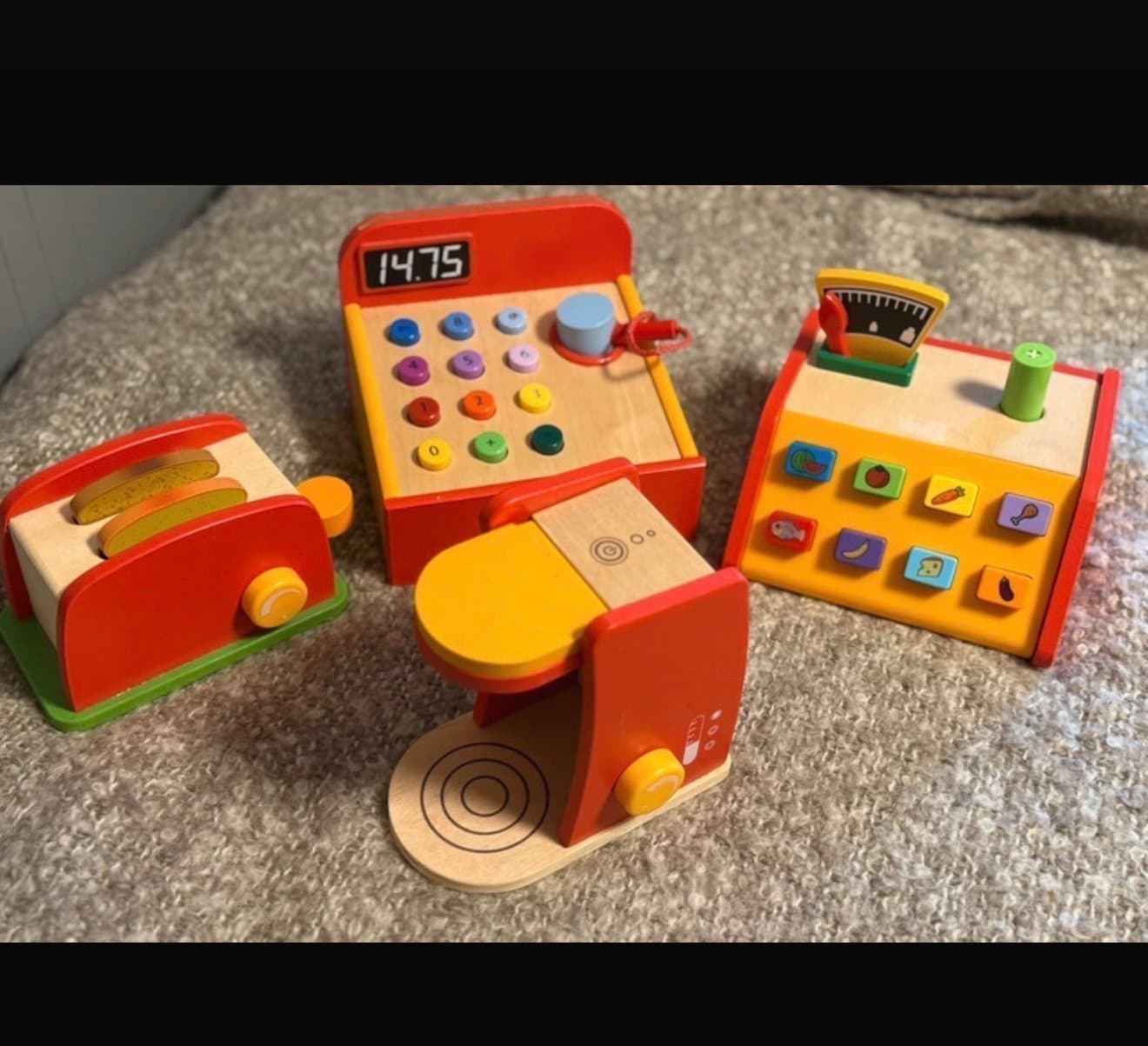 Leksaksset - trä barn köket