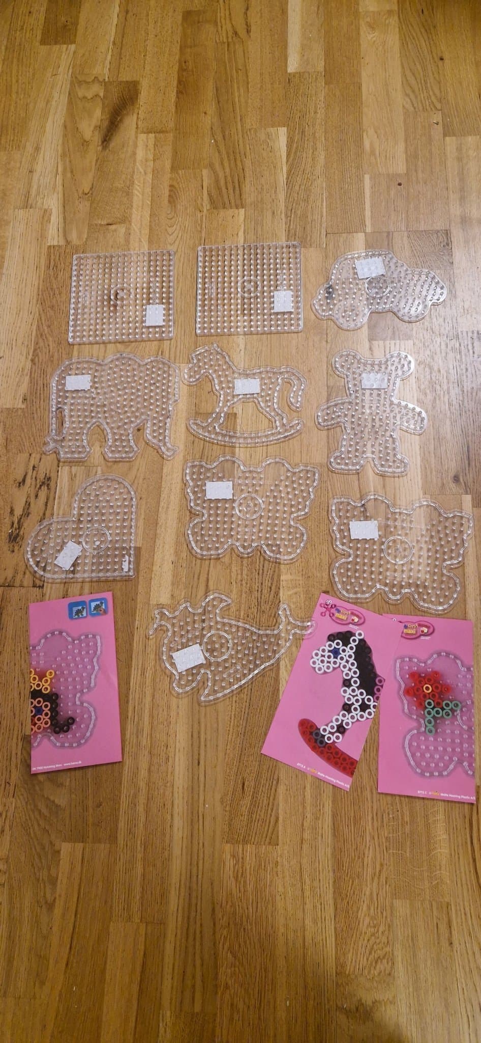 Pärlplattor - Olika former - 10 st