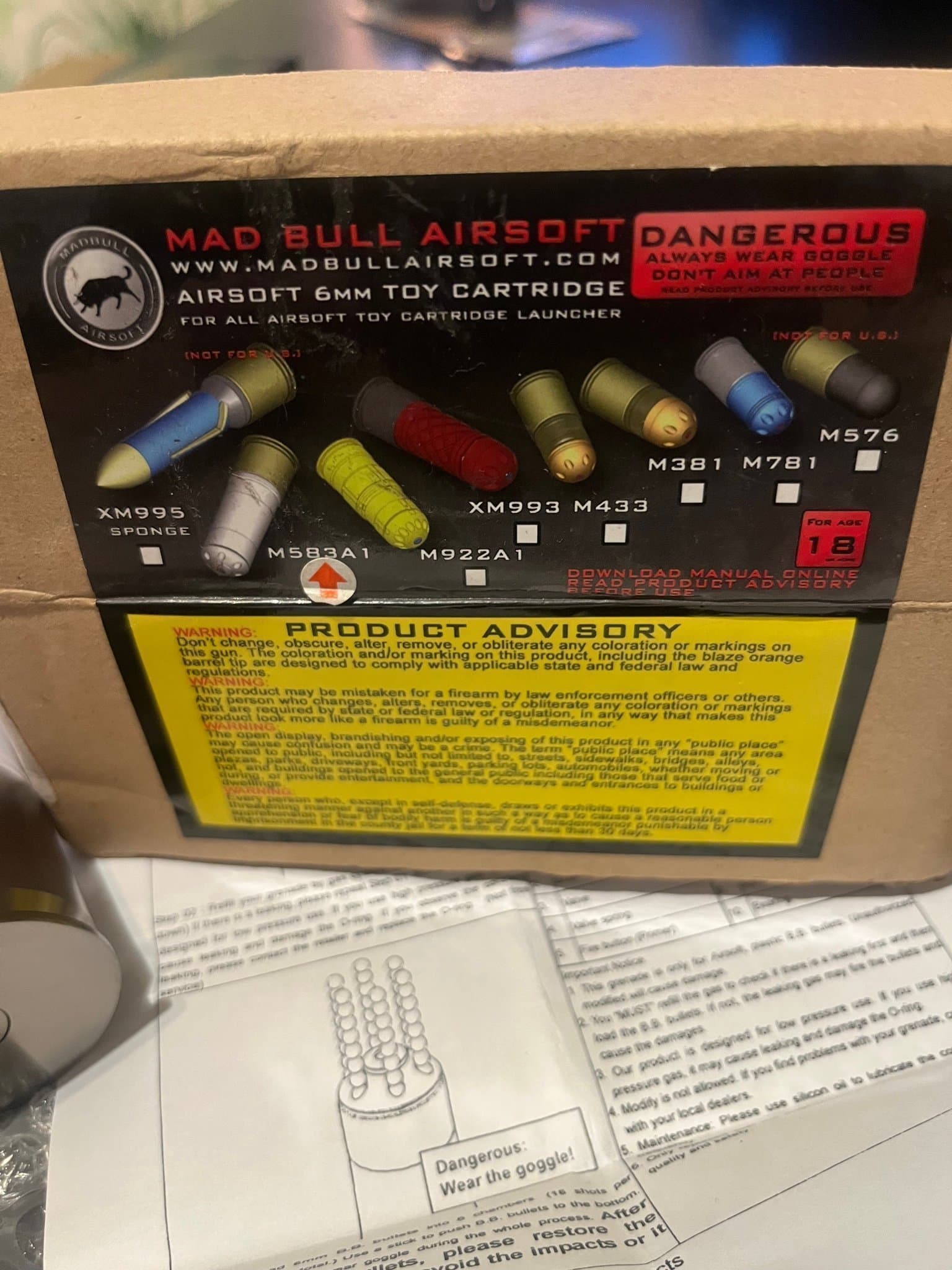 Madbull M583A1 BB-Shower 96rds