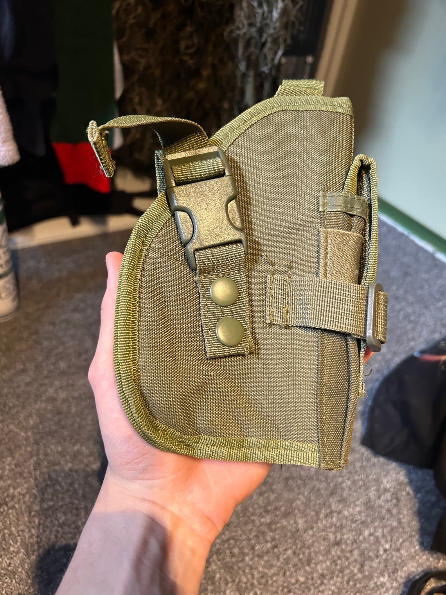 Airsoft grön taktisk hölster