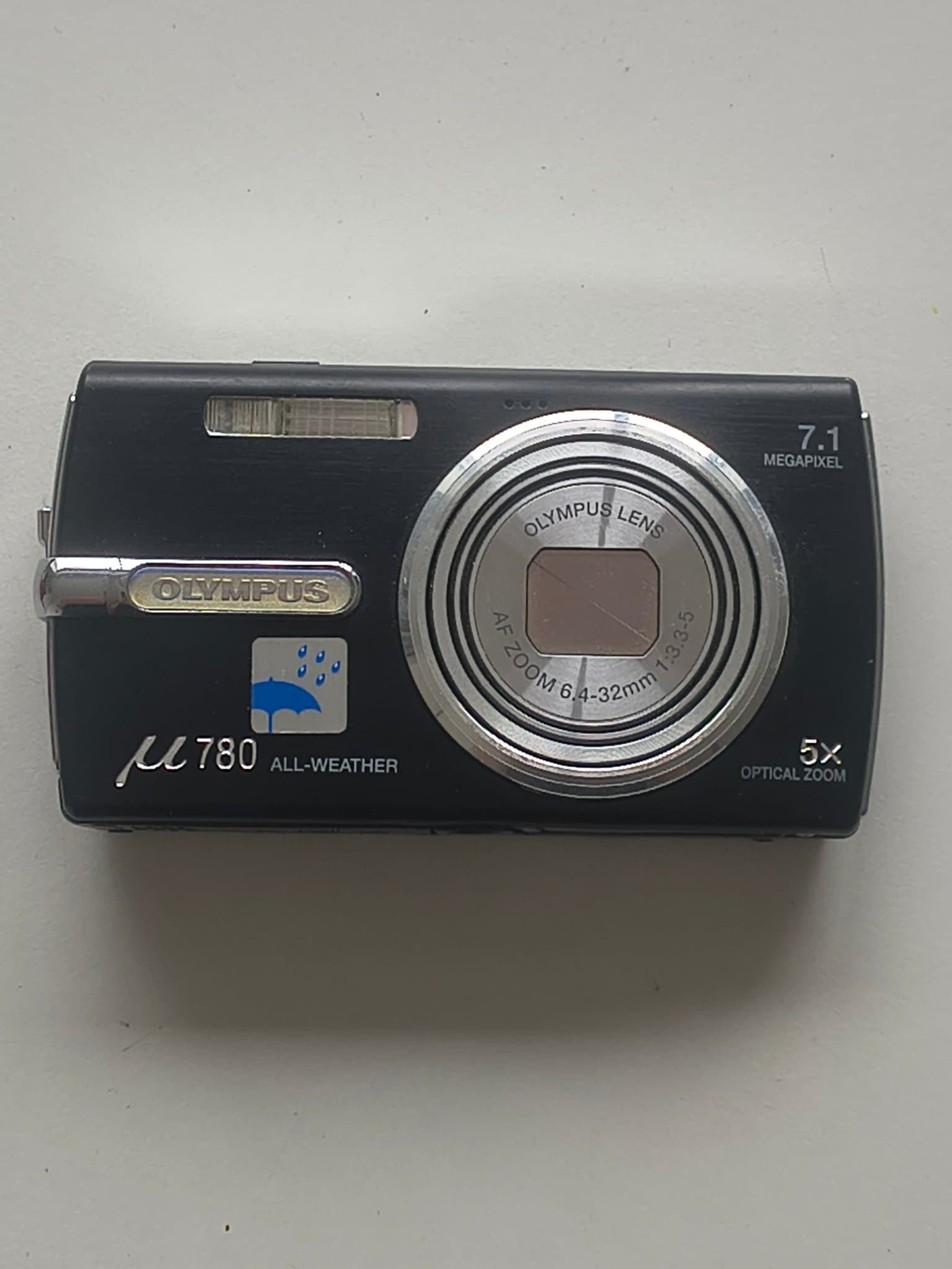 Olympus µ 780 All‑Weather – 7.1MP digitalkamera – 5× optisk zoom – 2GB xD‑kort