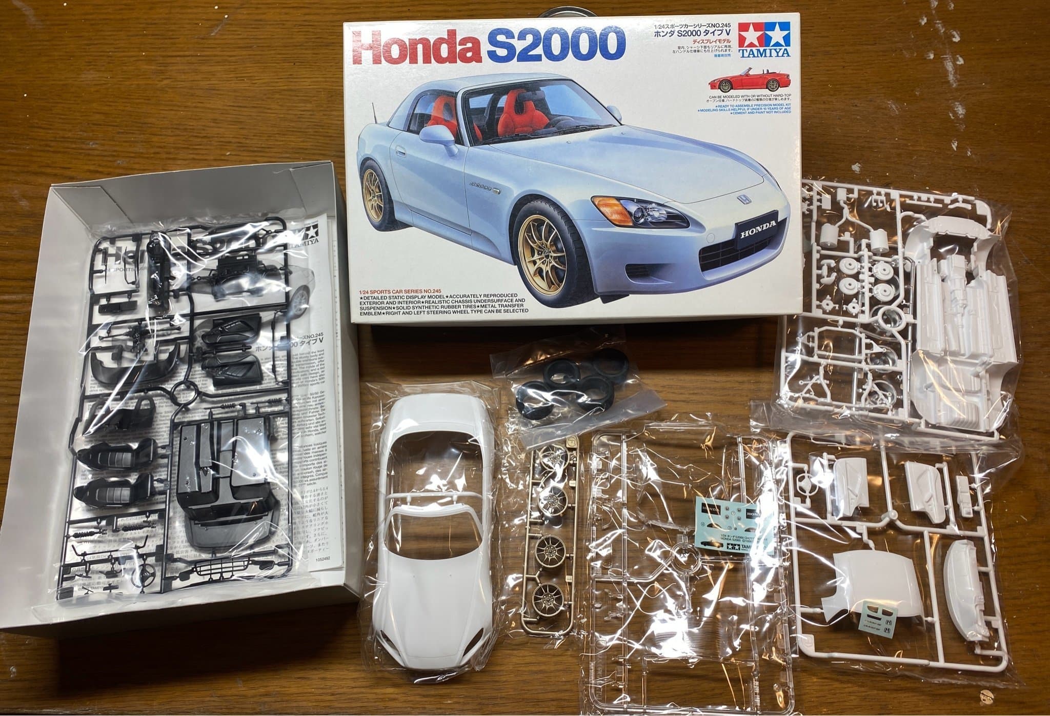 Tamiya 24245 1/24 Honda S2000 Orörd