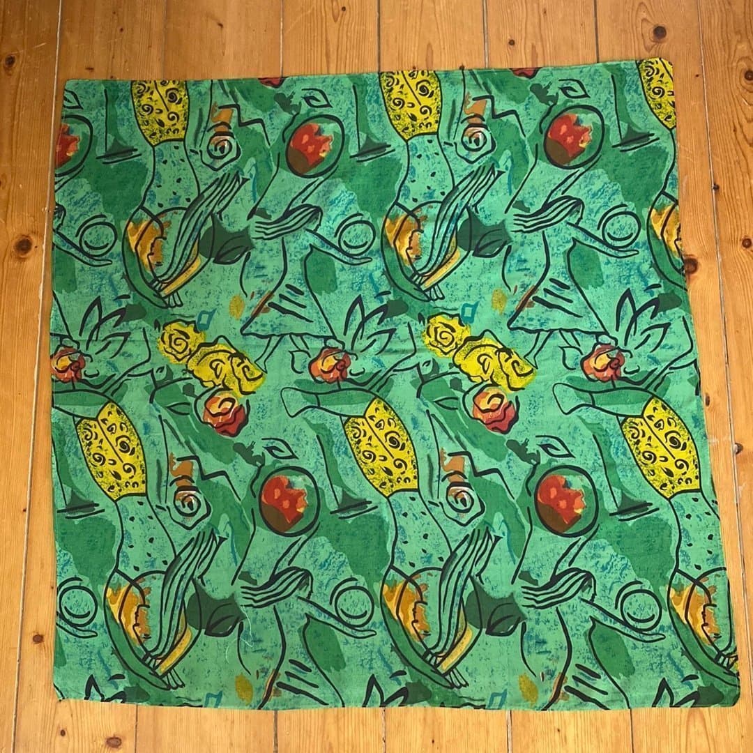 Grön stor scarf