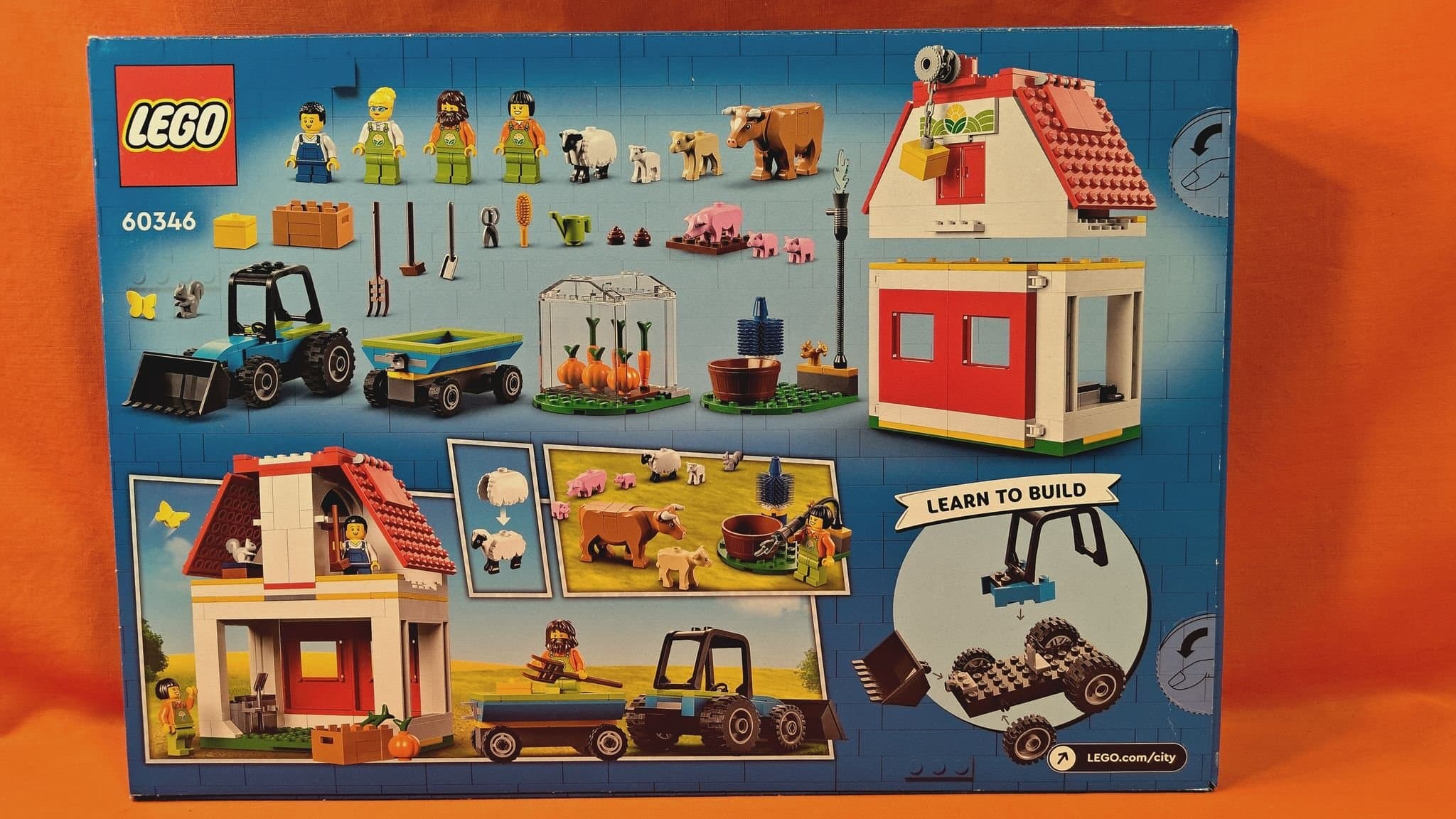 LEGO 4+ CITY "60346- Lada och Bondgårdsdjur" NY & OÖPPNAD