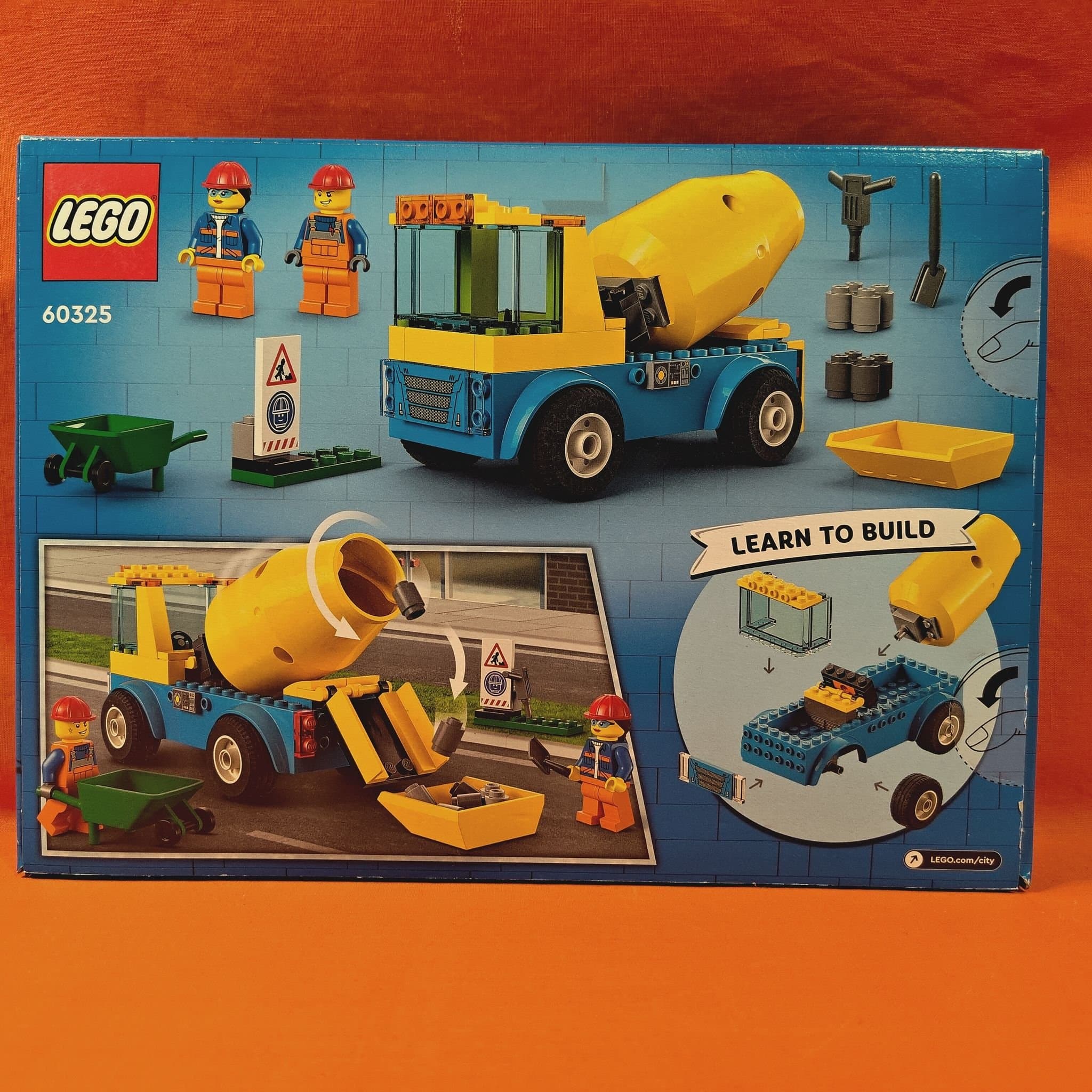 LEGO 4+ CITY "60325 - Cementblandare" NY & OÖPPNAD