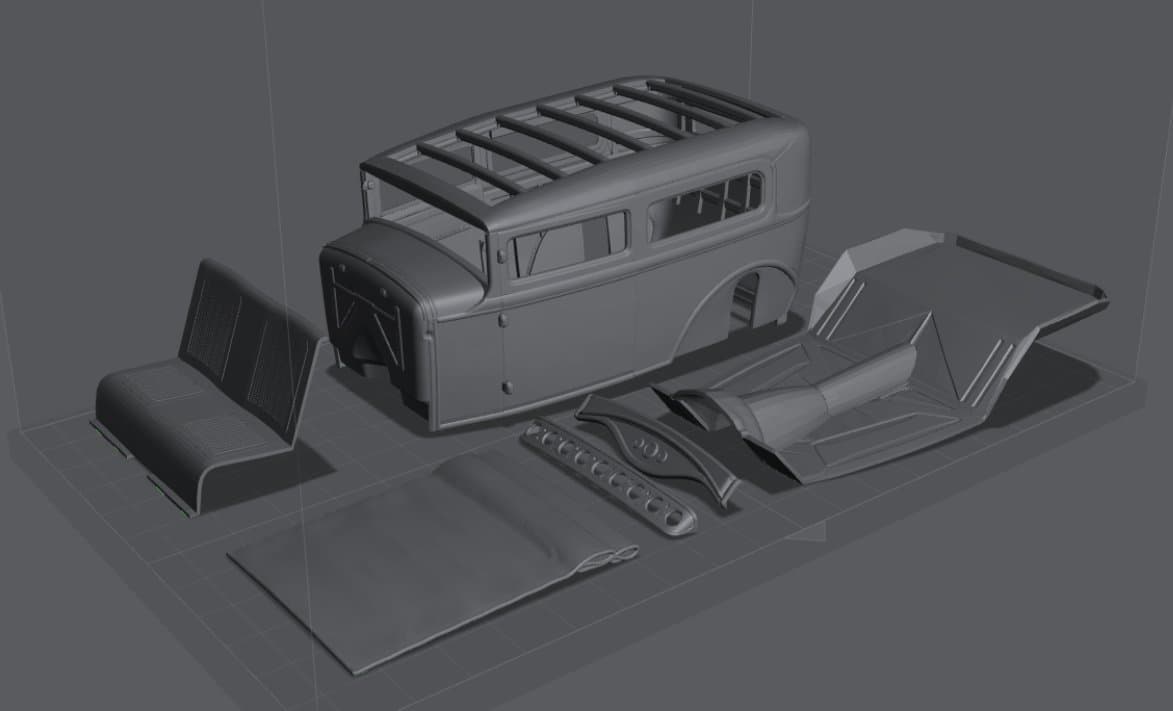 Ford Model A Body 1/25