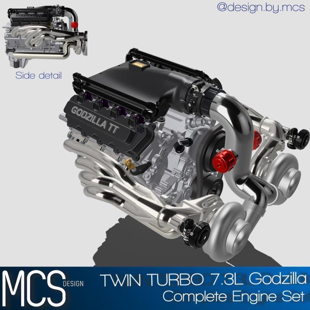 1/24 Ford Godzilla 7.3L TWIN TURBO