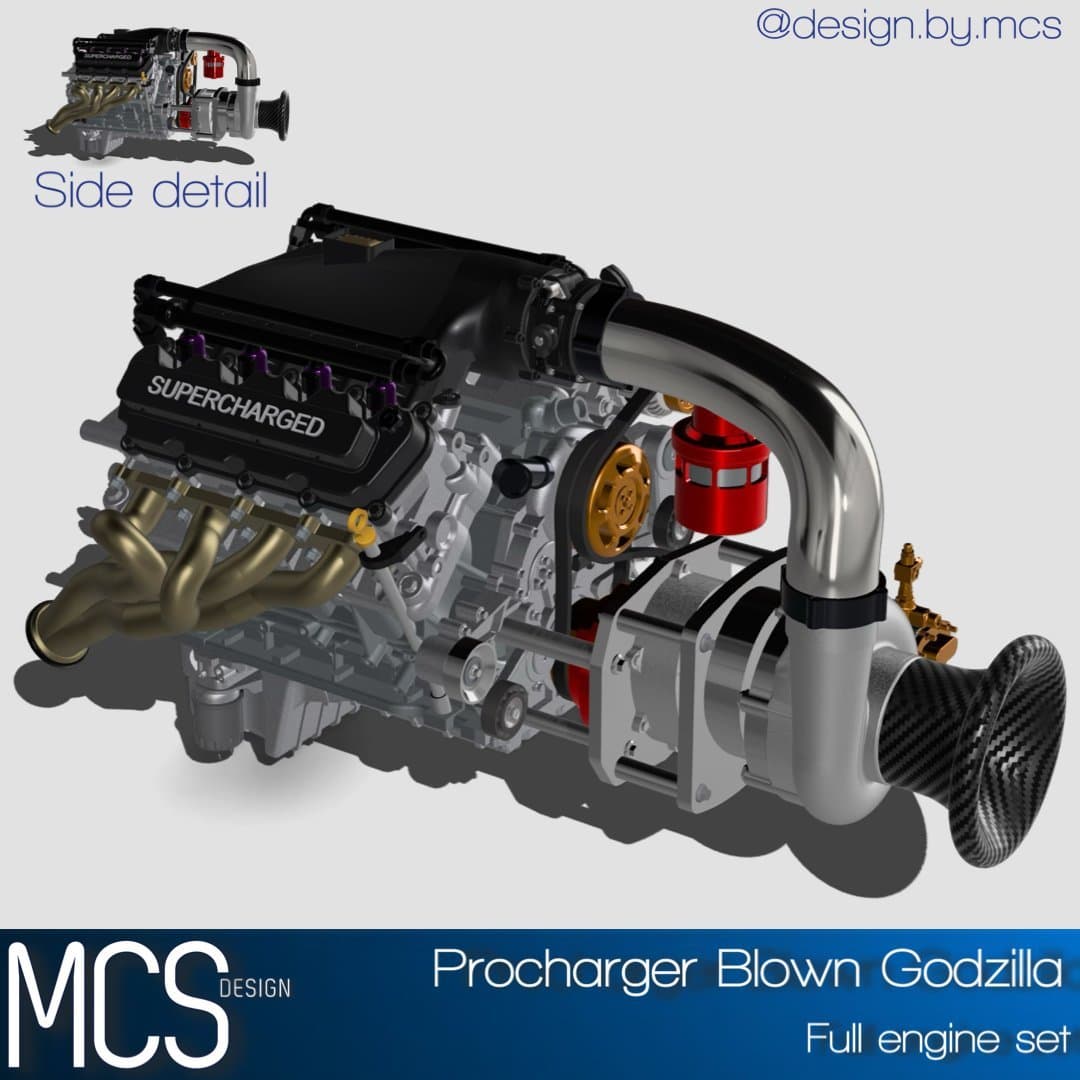 1/24 Ford Godzilla 7.3L Procharged