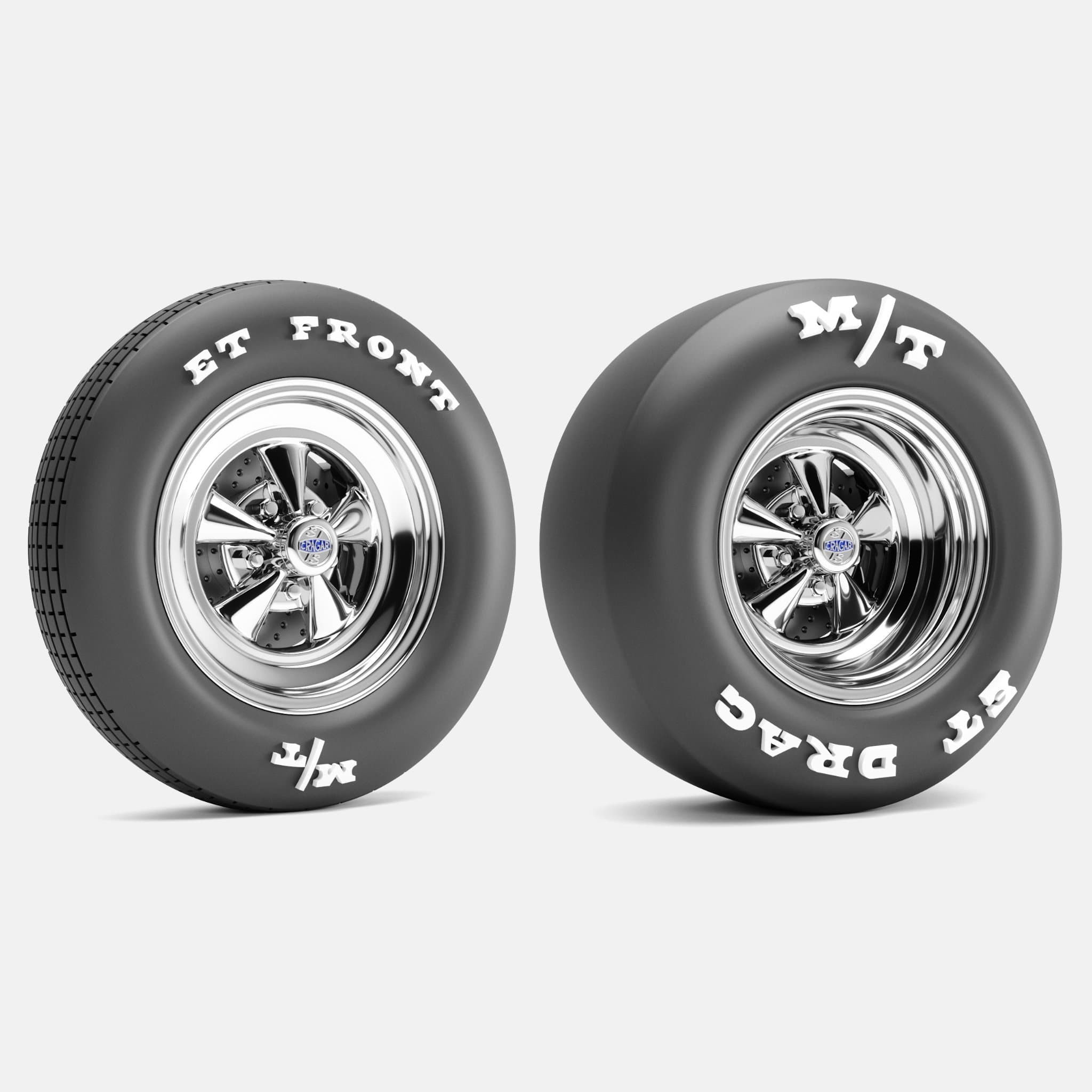 15x4 & 15x10 Cragar SS Wheels, M/T ET Tires, and Brake 1/24