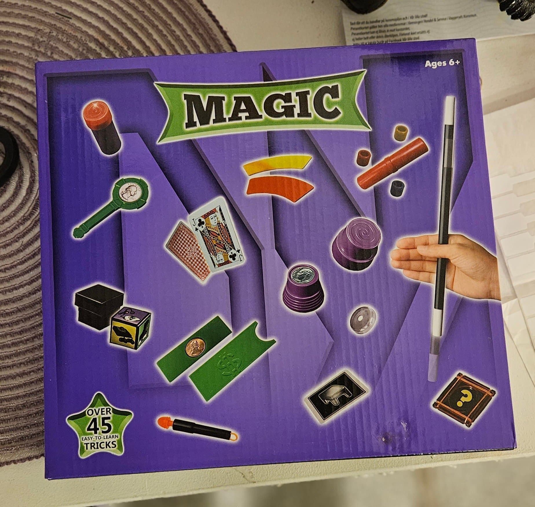 Magisk Låda - 45+ Trolleritrick Ny