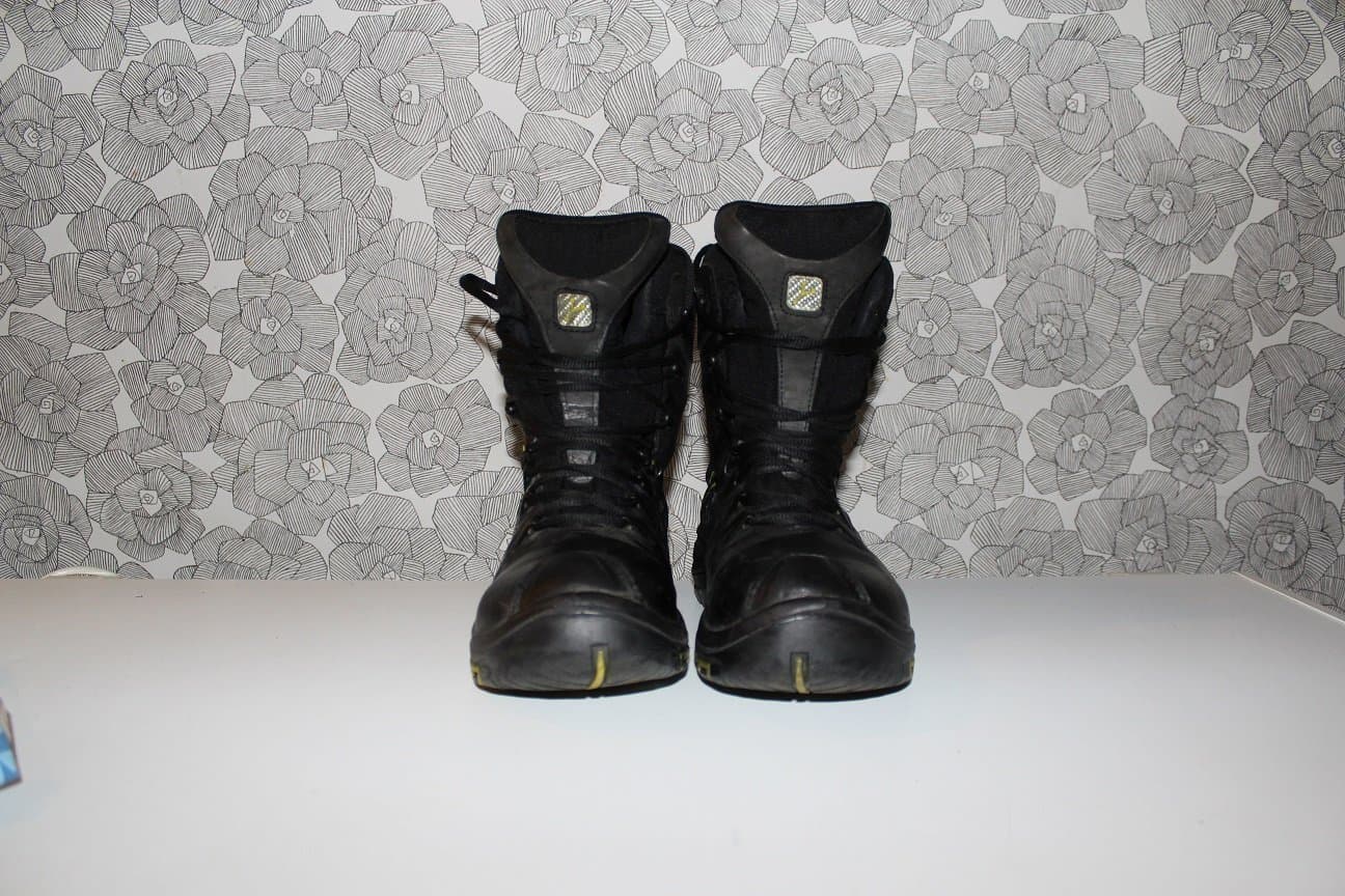 Arbetsskor med stålhätta Svart i storlek 42