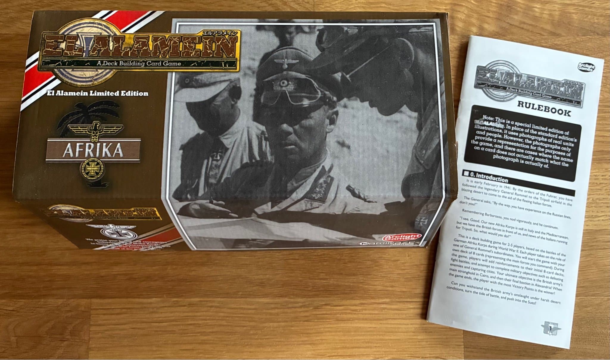 El Alamein Limited Edition Afrika Deck Building Card Game