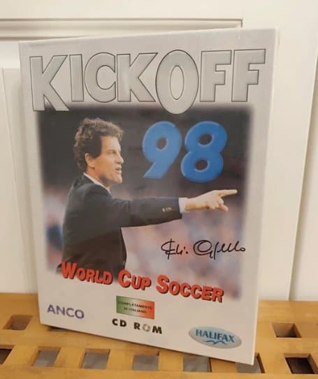 Kick Off 98 World Cup Soccer PC CD-ROM big box ITALIAN
