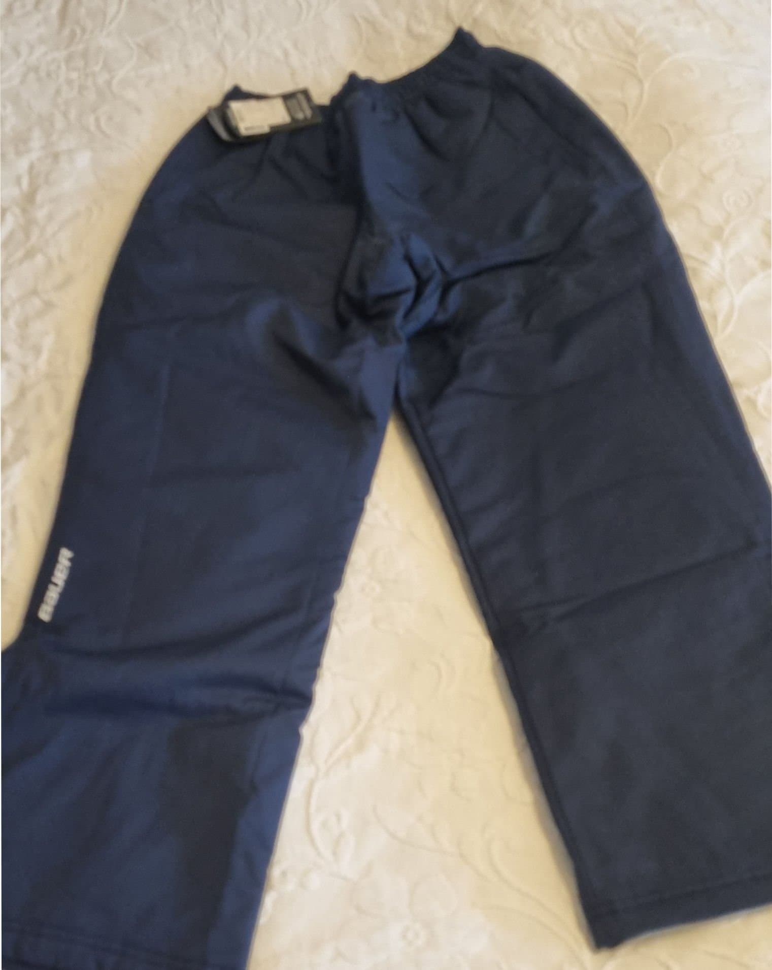 Bauer marinblå byxor, storlek XS/TP nya hockey mm