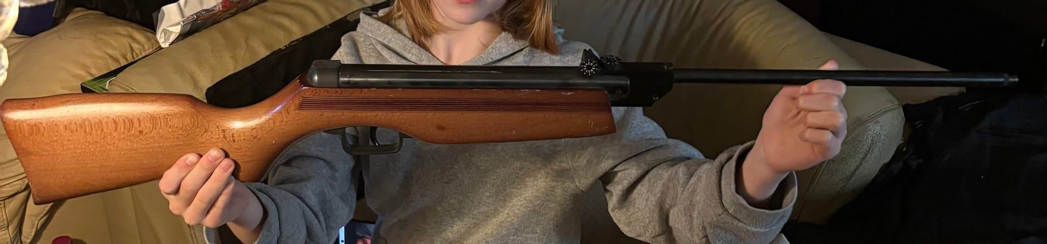 Luftgevär med trästock gamo cadet