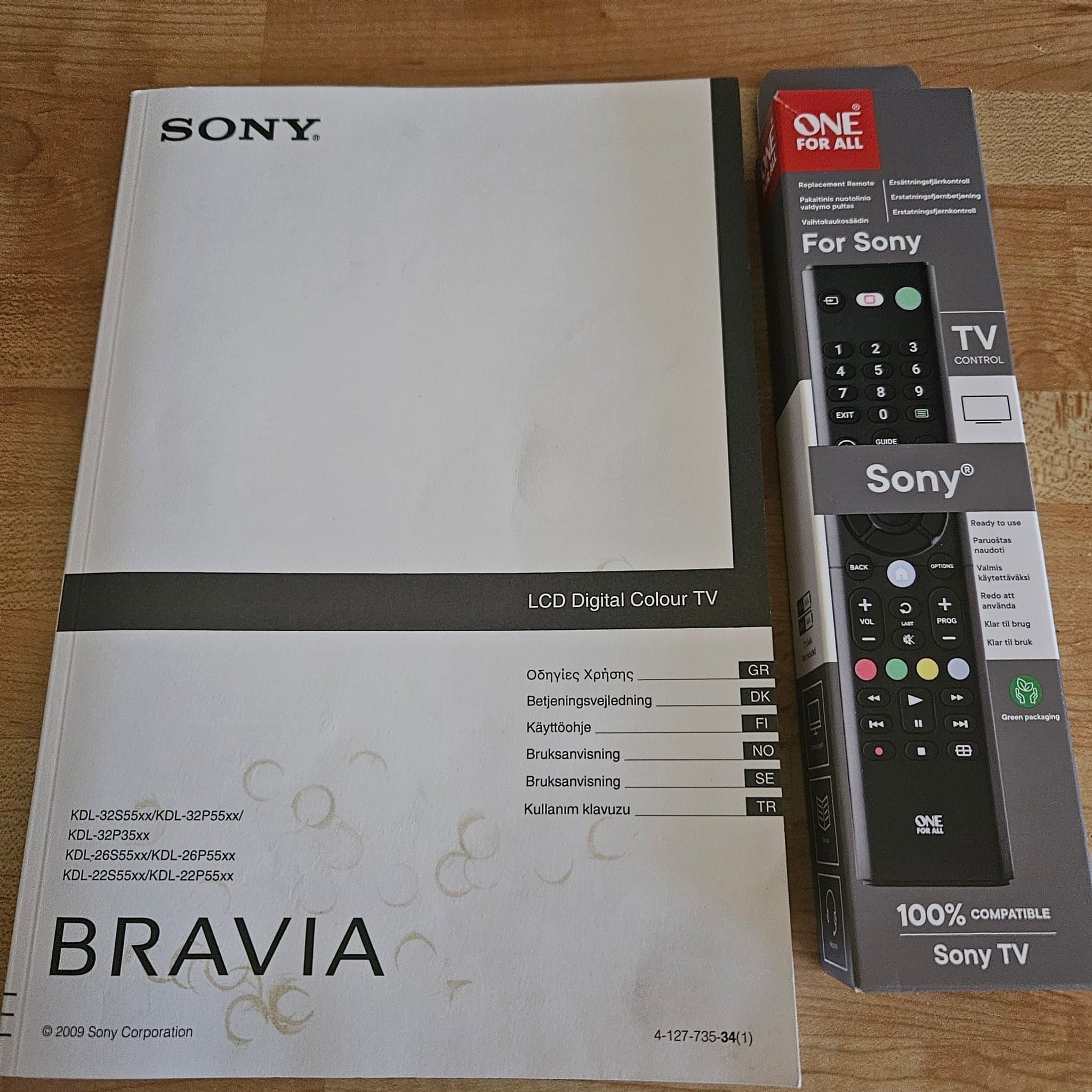 Sony Bravia LCD Digital Colour TV KDL-32P55xx