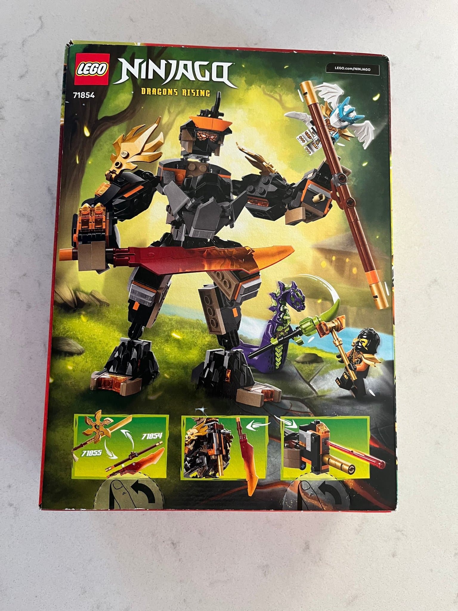 LEGO Ninjago 71854 Coles robot - Ny/Oöppnad