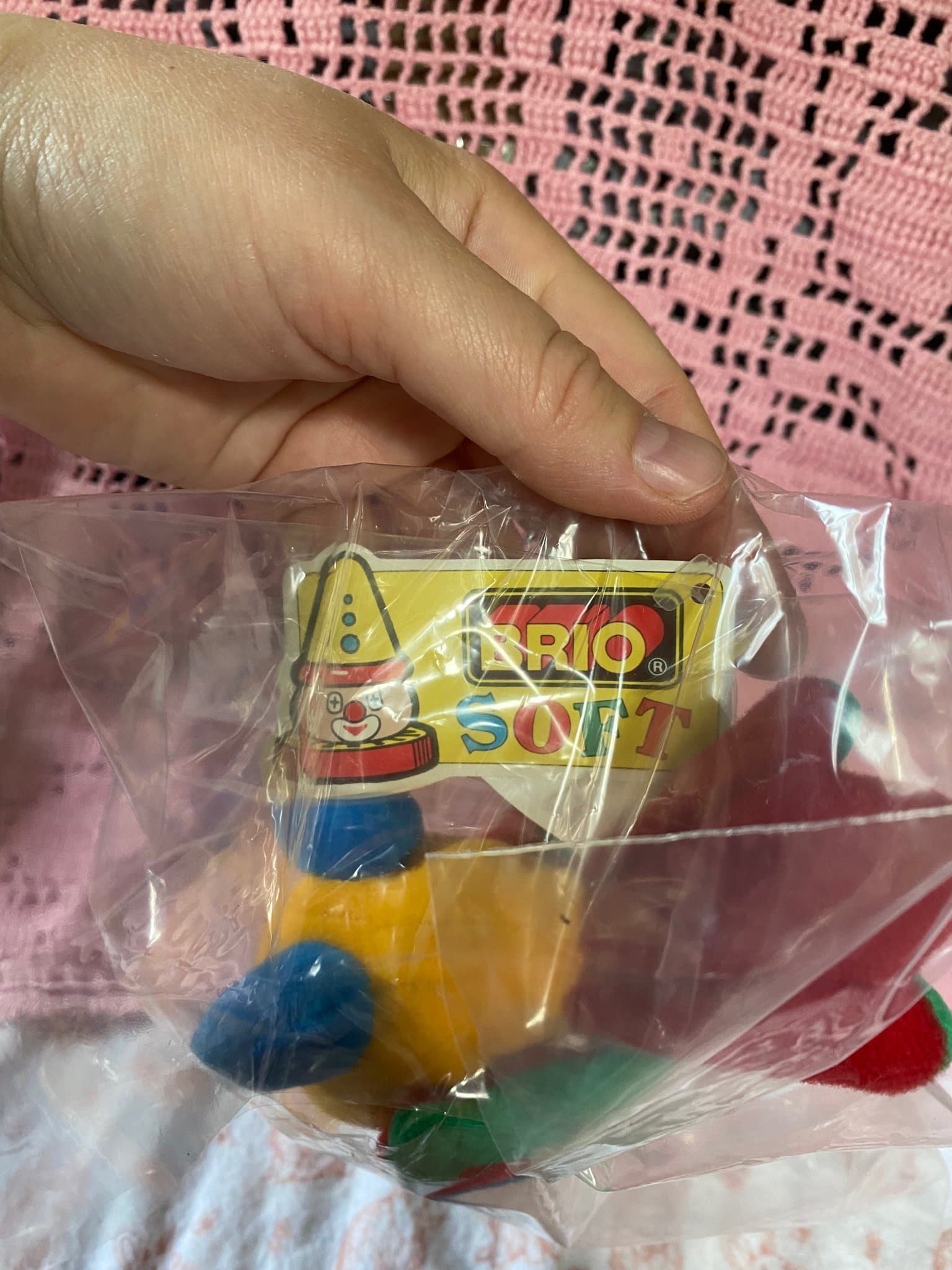 Oanvänd oöppnad Brio Soft plush Papegoja gosedjur docka nalle mjukisdjur leksak