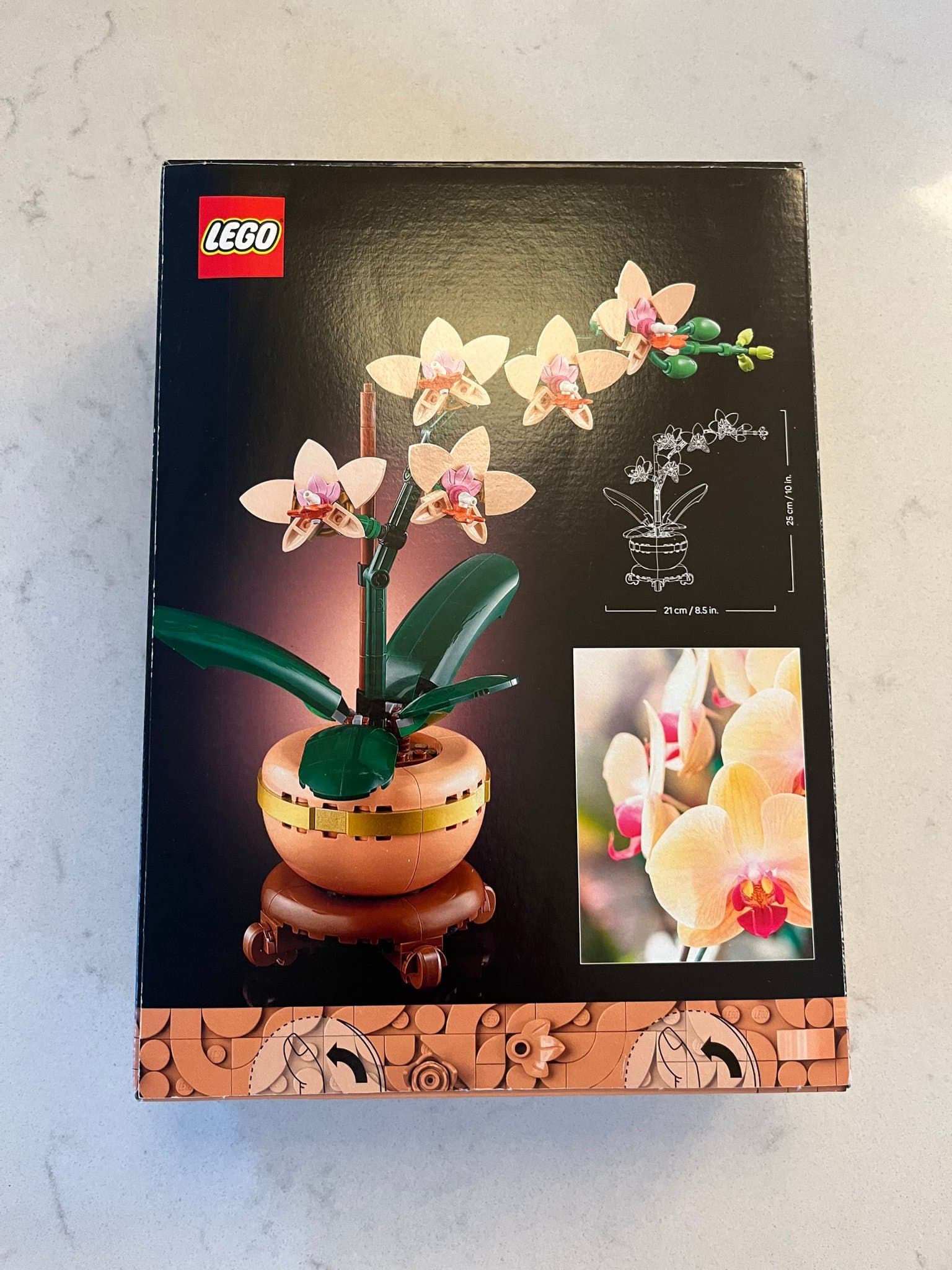 LEGO Botanicals Mini Orkidé 10343 - Ny/Oöppnad